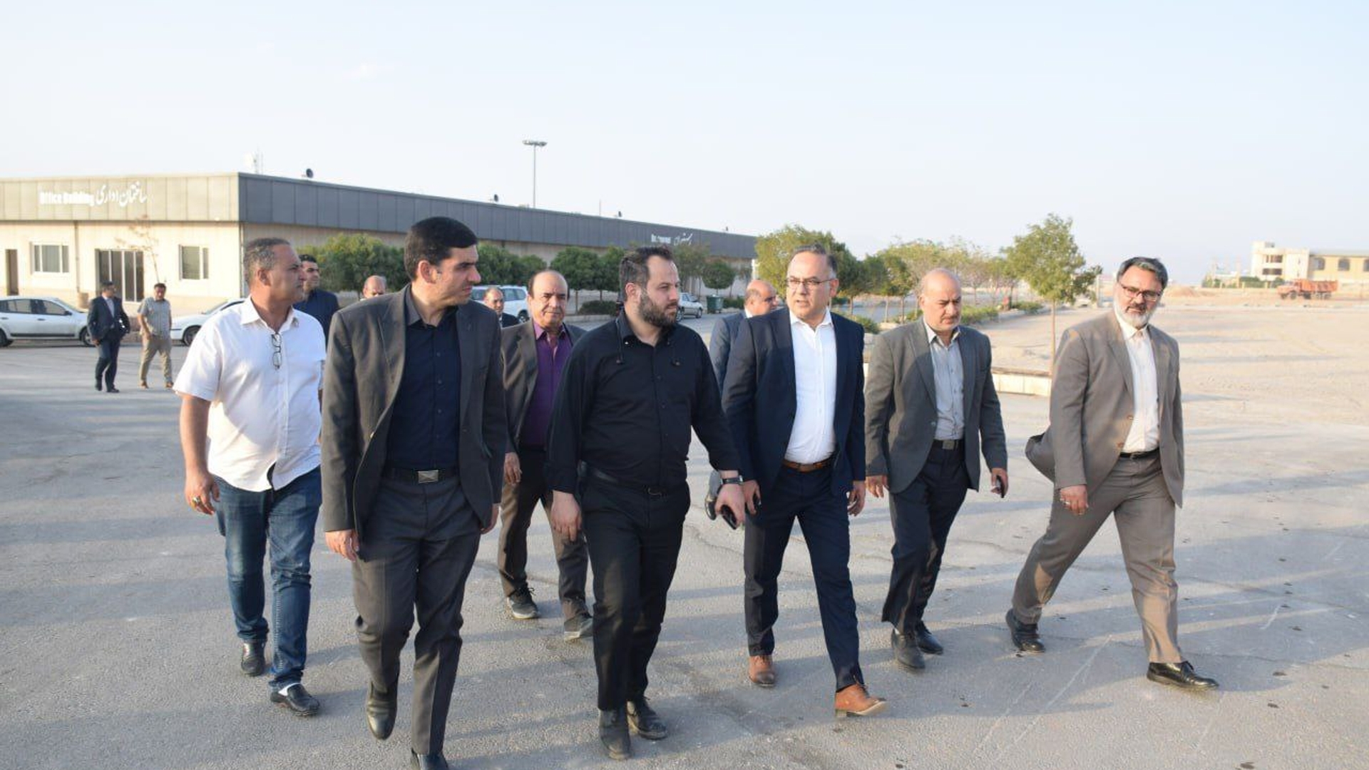 بازدید معاون وزیر صمت و رییس سازمان توسعه تجارت کشور از محل نمایشگاه بین المللی سنگ نیم ور