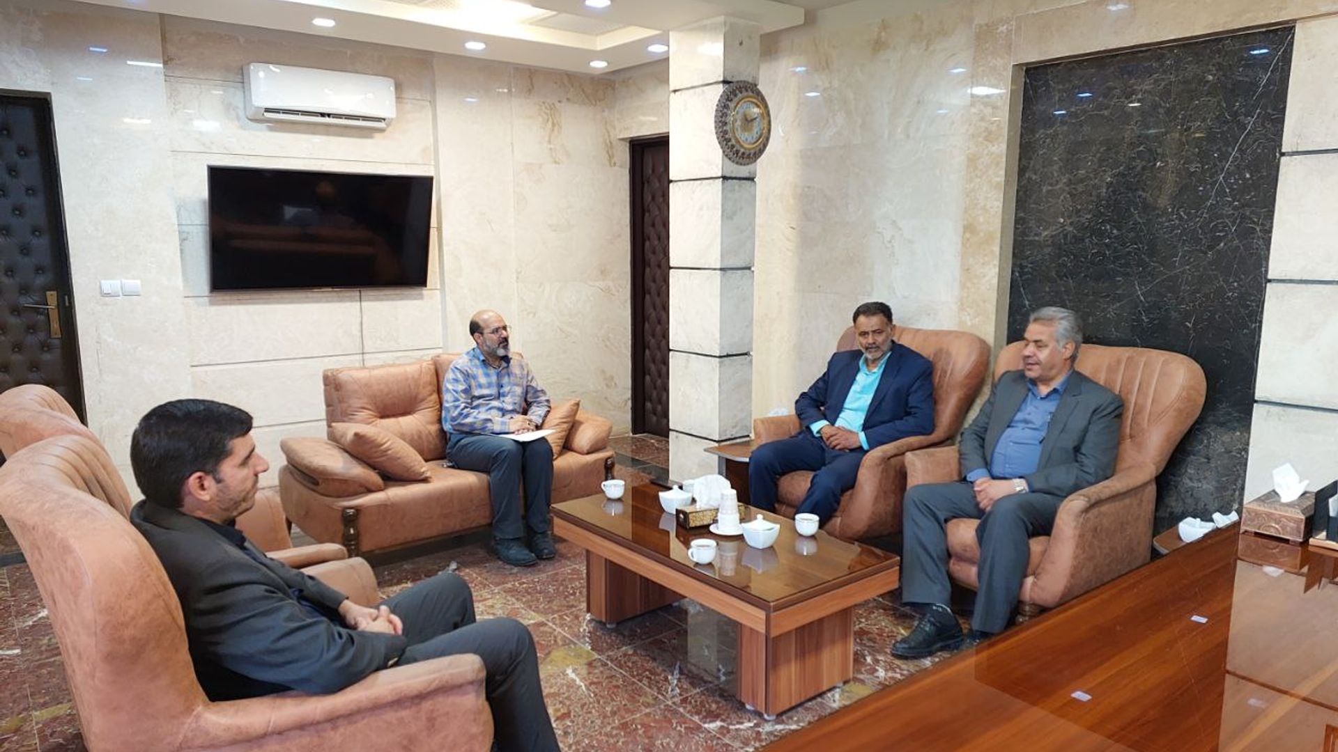 دیدار مدیرکل جهاد کشاورزی استان مرکزی با سرپرست فرمانداری شهرستان محلات