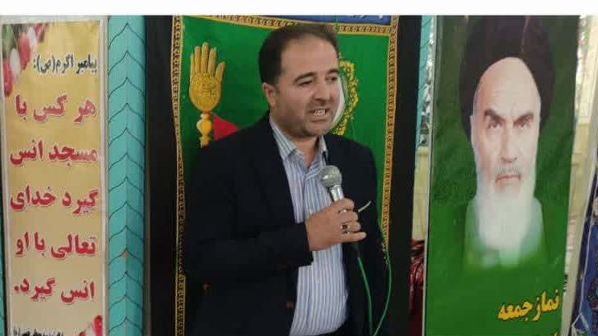 سخنرانی فرماندار در مراسم نماز جمعه وتشریح بخشی از عملکرد یکساله دولت سیزدهم در شهرستان خنداب