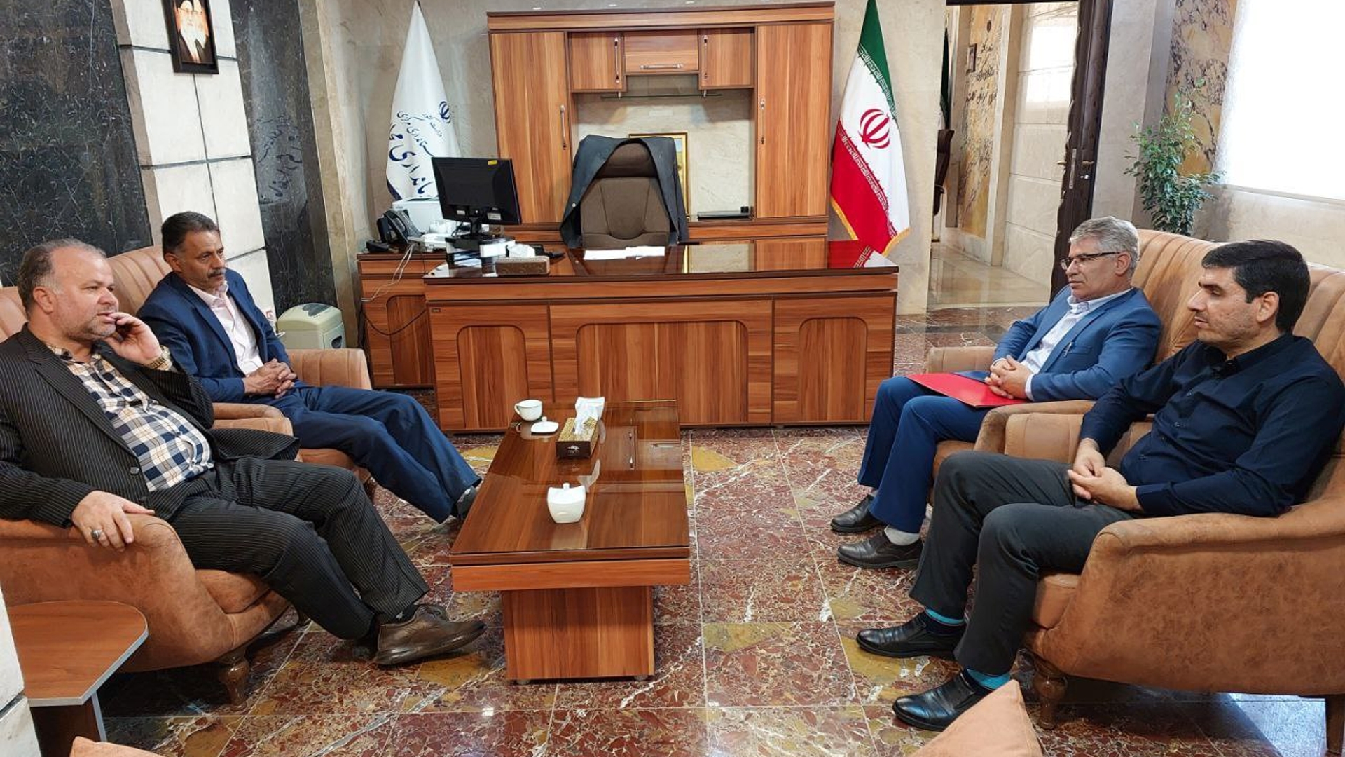 دیدار مدیرکل شیلات استان مرکزی با سرپرست فرمانداری شهرستان محلات