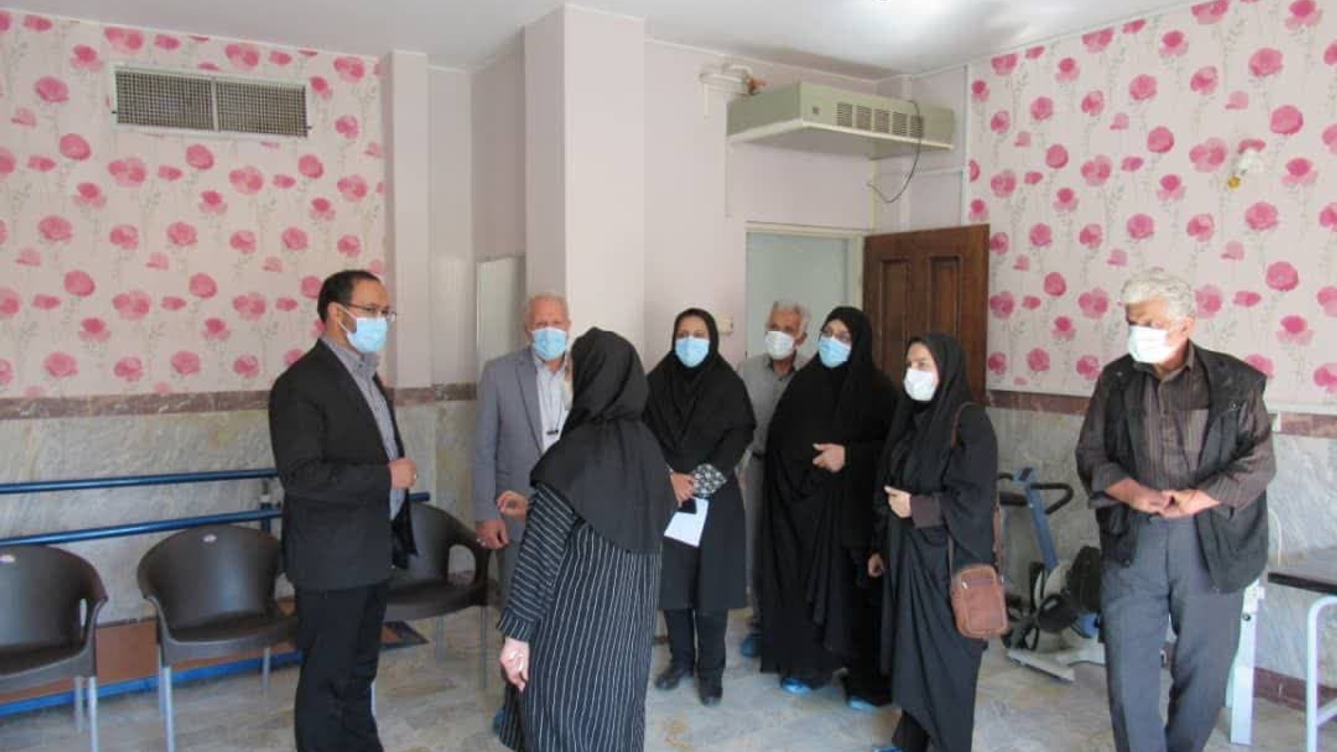 بازدید اتابکی سرپرست فرمانداری شهرستان از مرکز نگهداری سالمندان بانو نسیبه.