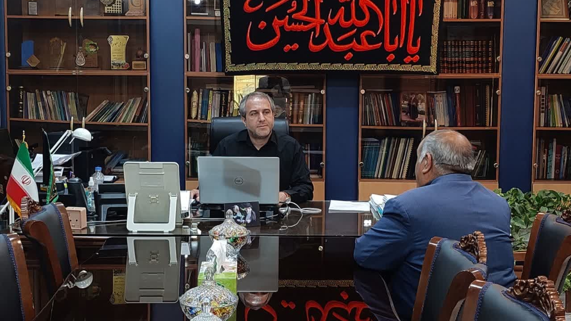 ملاقات مردمی " مهدی الیاسی " معاون استاندار و فرماندار ویژه شهرستان  ساوه