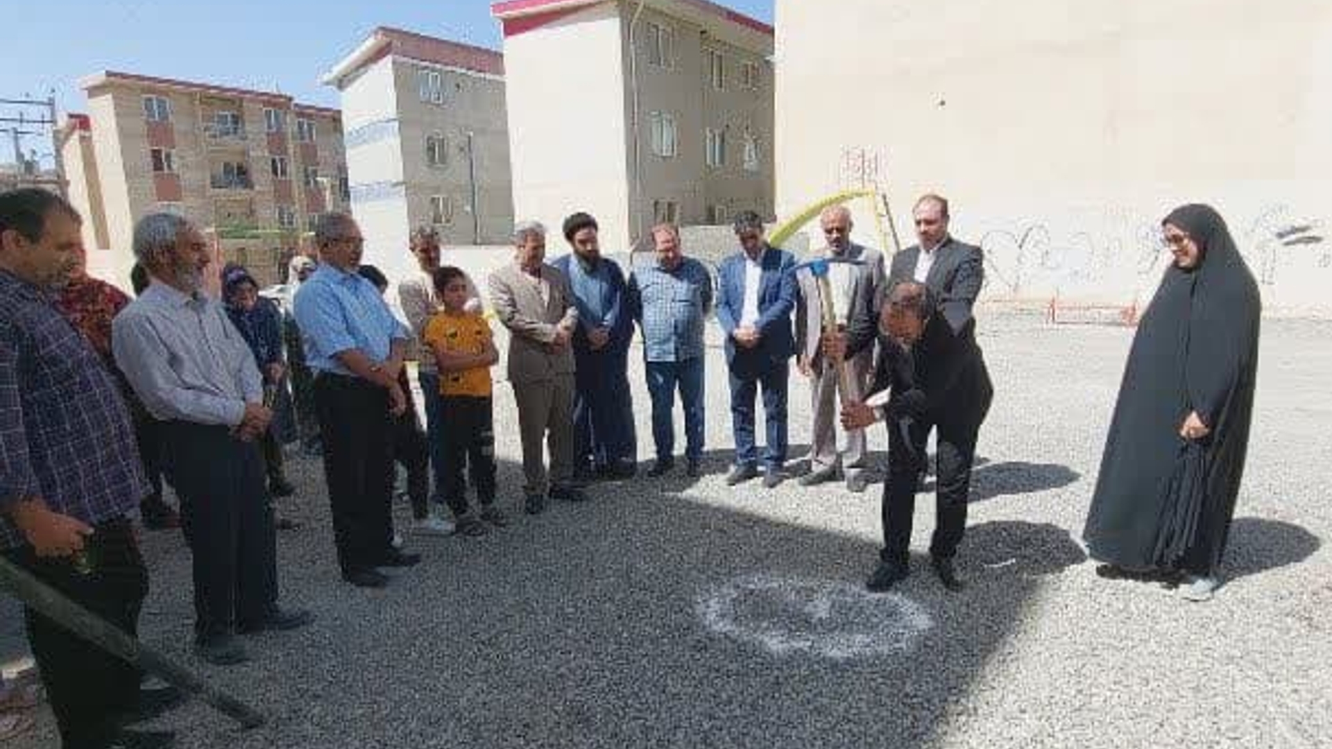 آیین مراسم کلنگ زنی پارک مسکن مهر