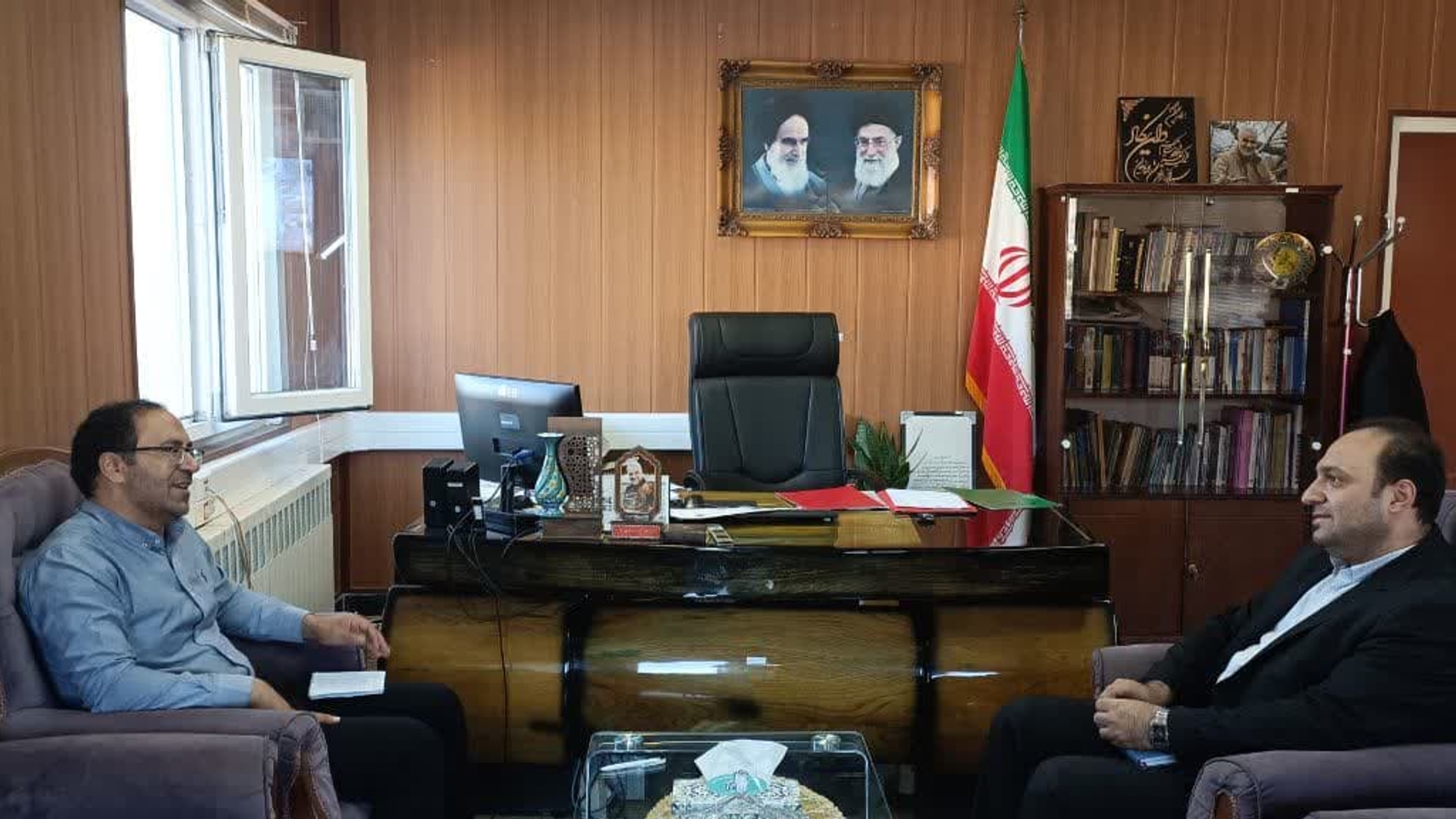 بررسی مسائل حوزه شهری در دیدار شاکری رئیس شورای اسلامی شهر تفرش با اتابکی سرپرست فرمانداری شهرستان،