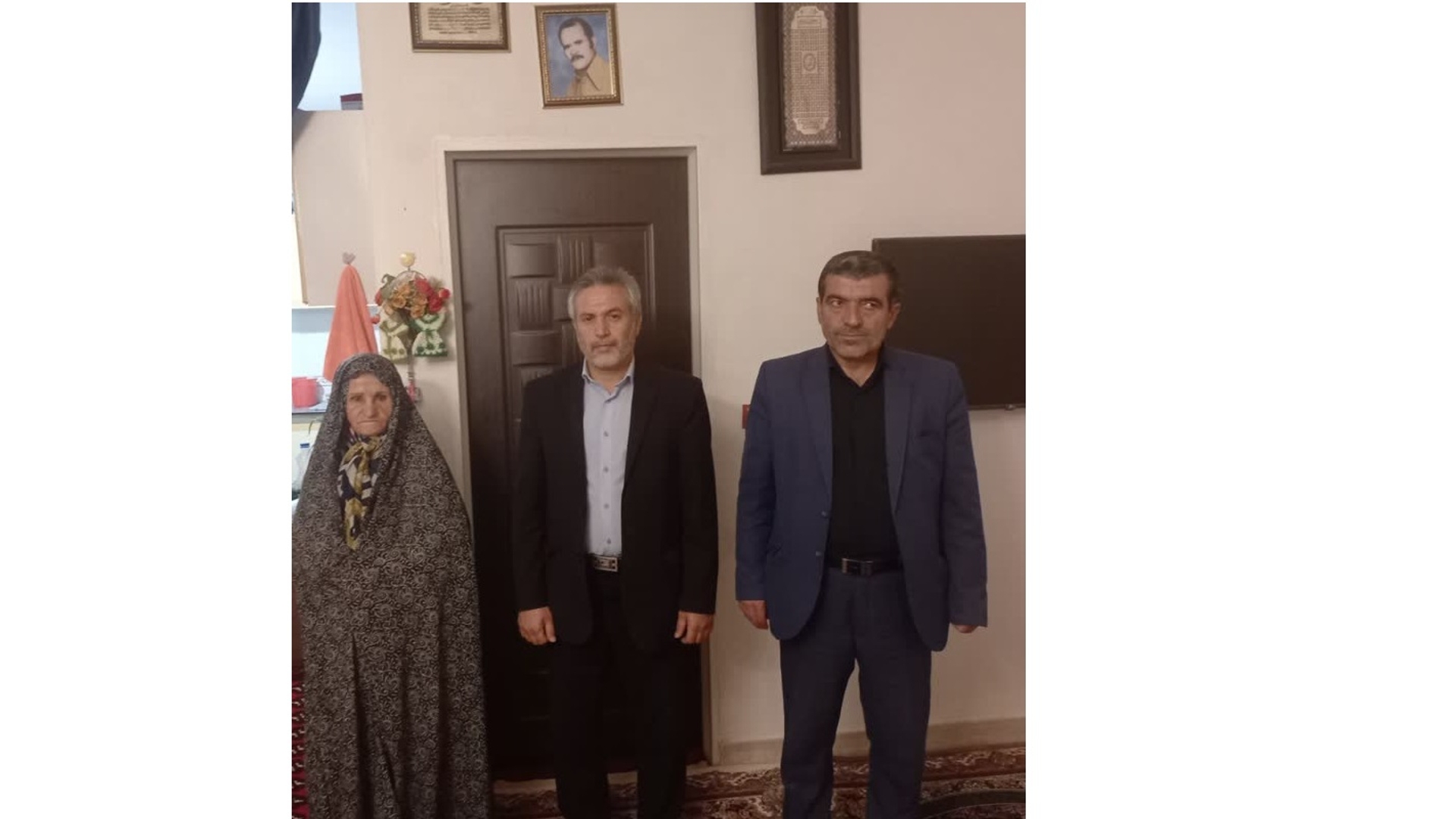 دیدار با با خانواده جانباز متوفی اهلعلی دلیریان