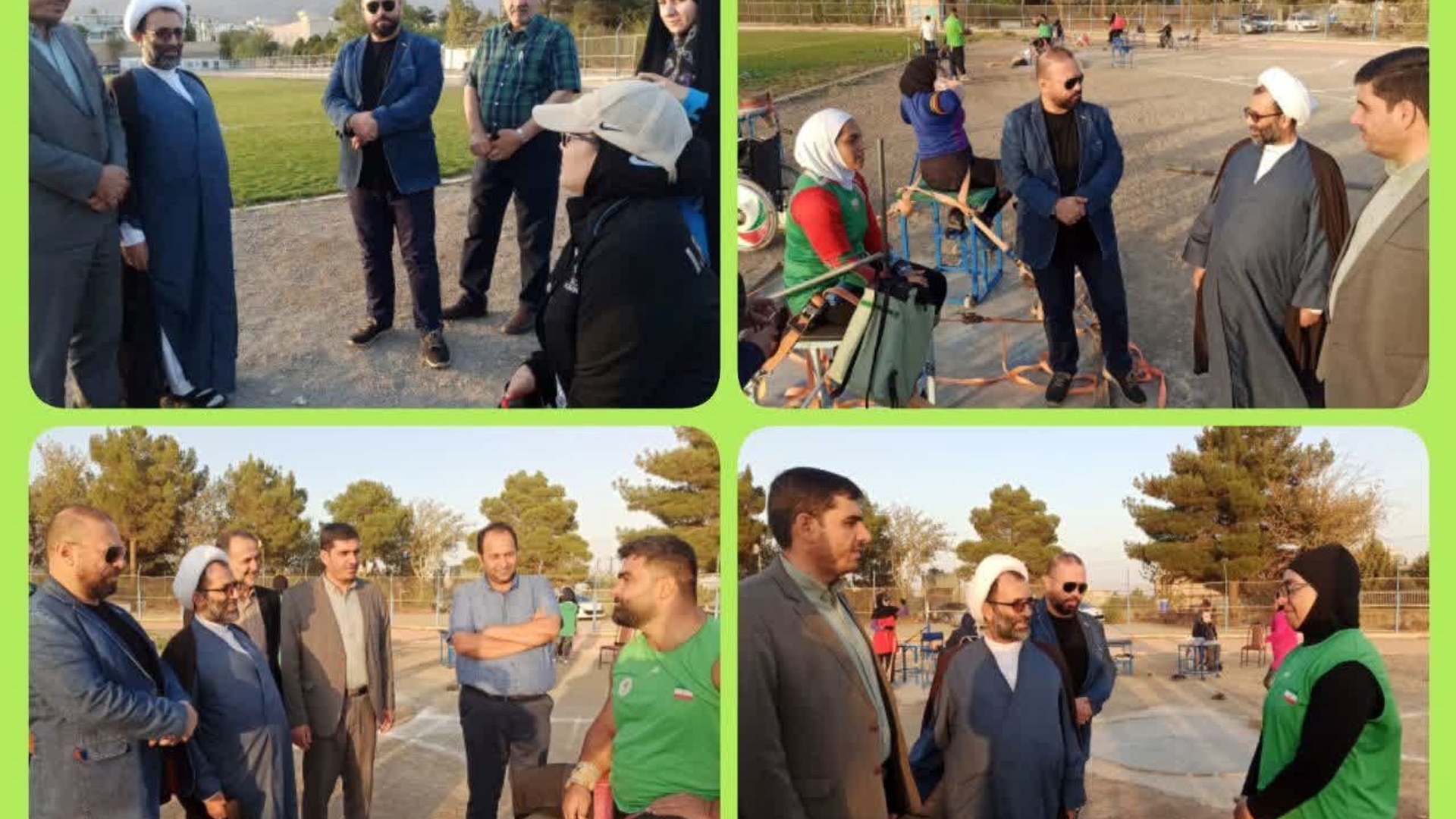 حضور سرپرست فرمانداری شهرستان محلات در محل اردوی آمادگی تیم ملی پارا دومیدانی جمهوری اسلامی ایران