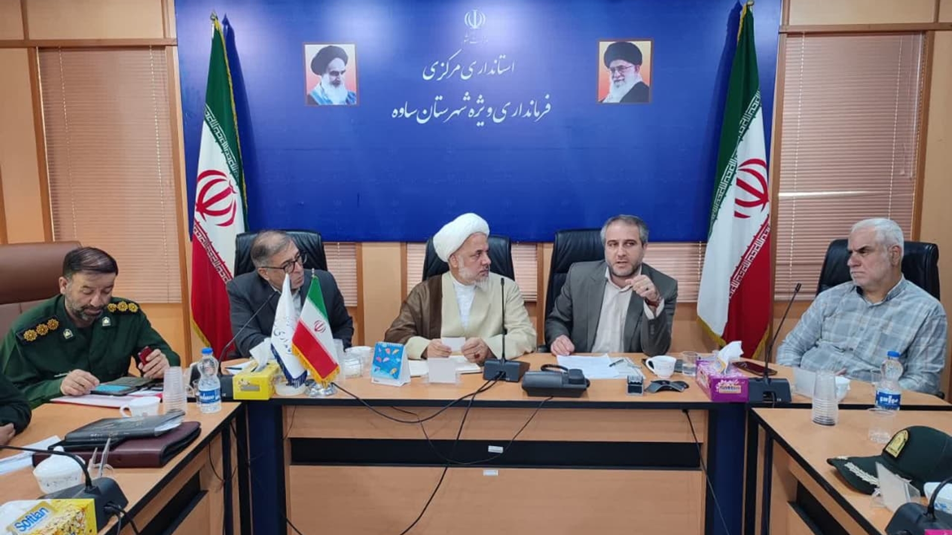 جلسه هماهنگی هفته فرهنگی و جشنواره انار شهرستان ساوه