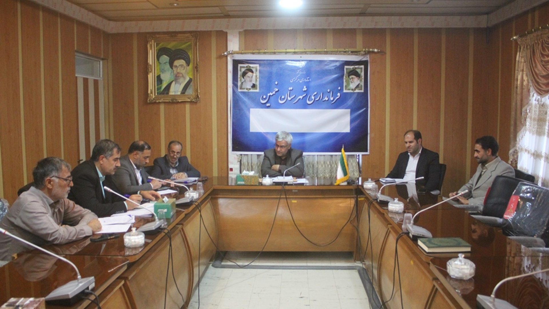 چهارمین جلسه شورای معاونین فرمانداری شهرستان خمین در سال 1402 برگزار شد