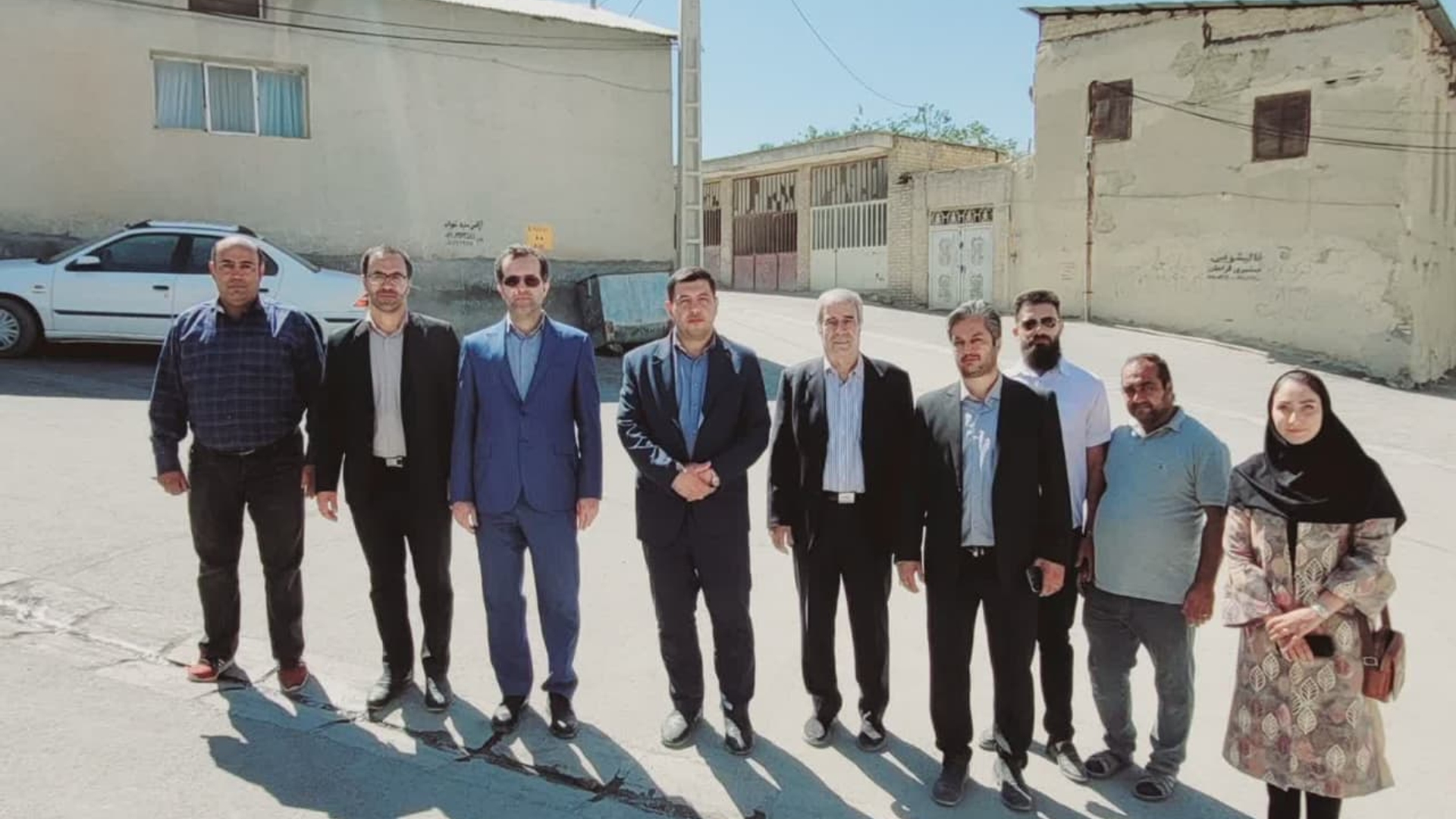 بازدید اتابکی سرپرست فرمانداری شهرستان به همراه پاکپور مدیرکل دفتر امور روستایی و شوراها از روستای شهراب شهرستان تفرش