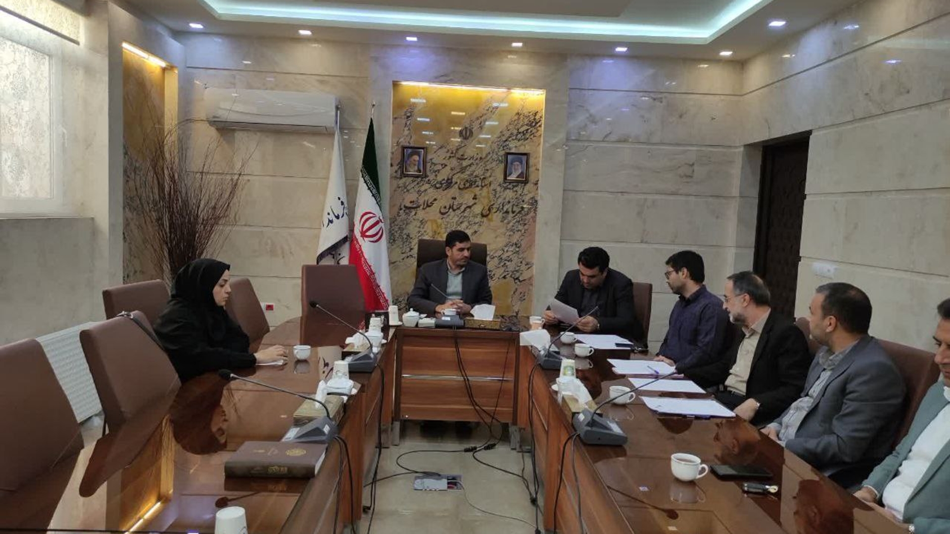 جلسه هماهنگی اجرای طرح نهضت ملی مسکن برگزار شد.