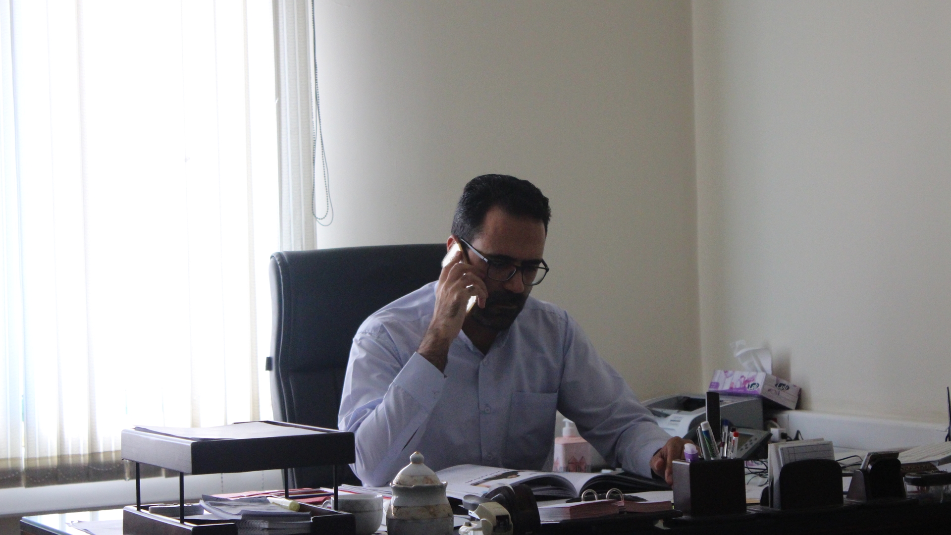 مصاحبه تلفنی با برنامه پاسخ از رادیو آفتاب.