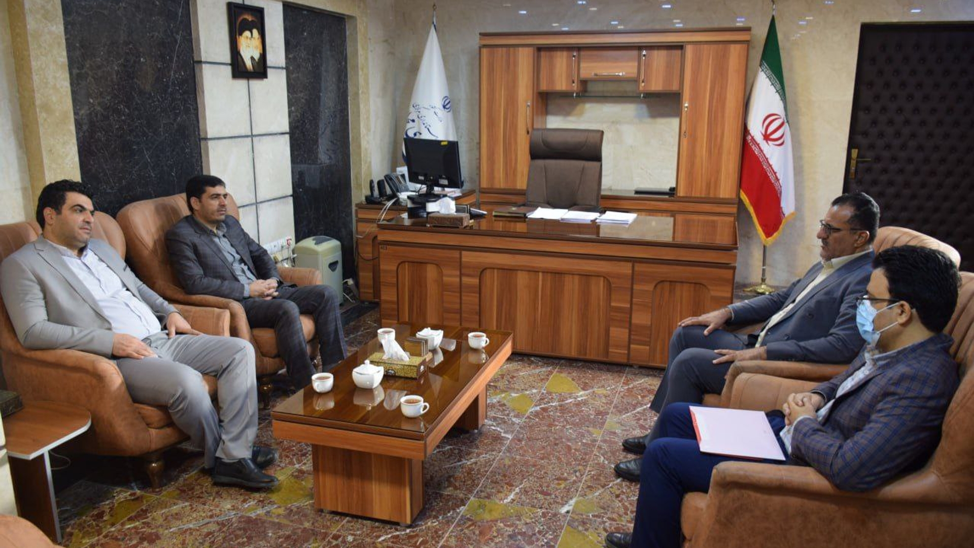 دیدار رییس سازمان مدیریت و برنامه ریزی استان مرکزی با سرپرست فرمانداری شهرستان محلات