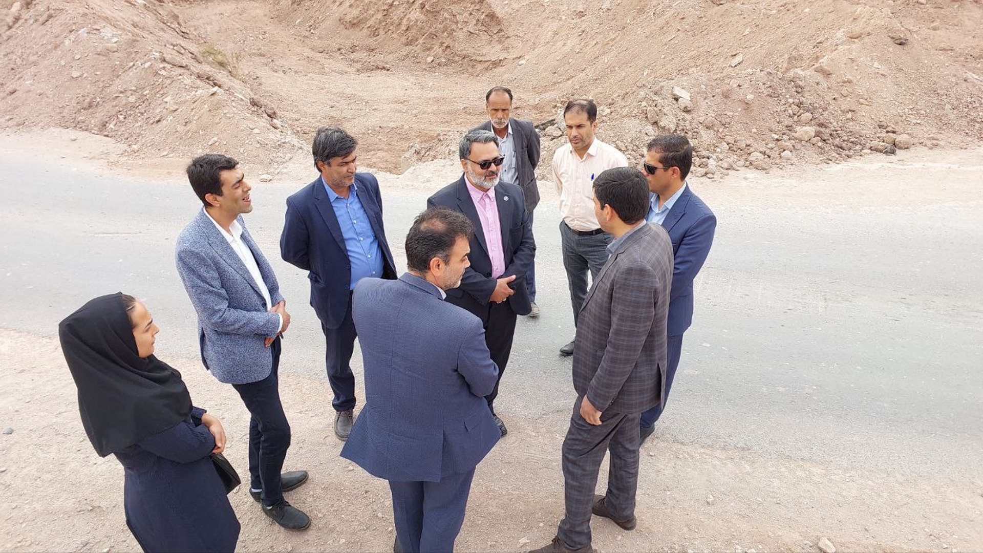 بررسی میدانی نقاط پرخطر دشت سیلار و جاده گلچشم