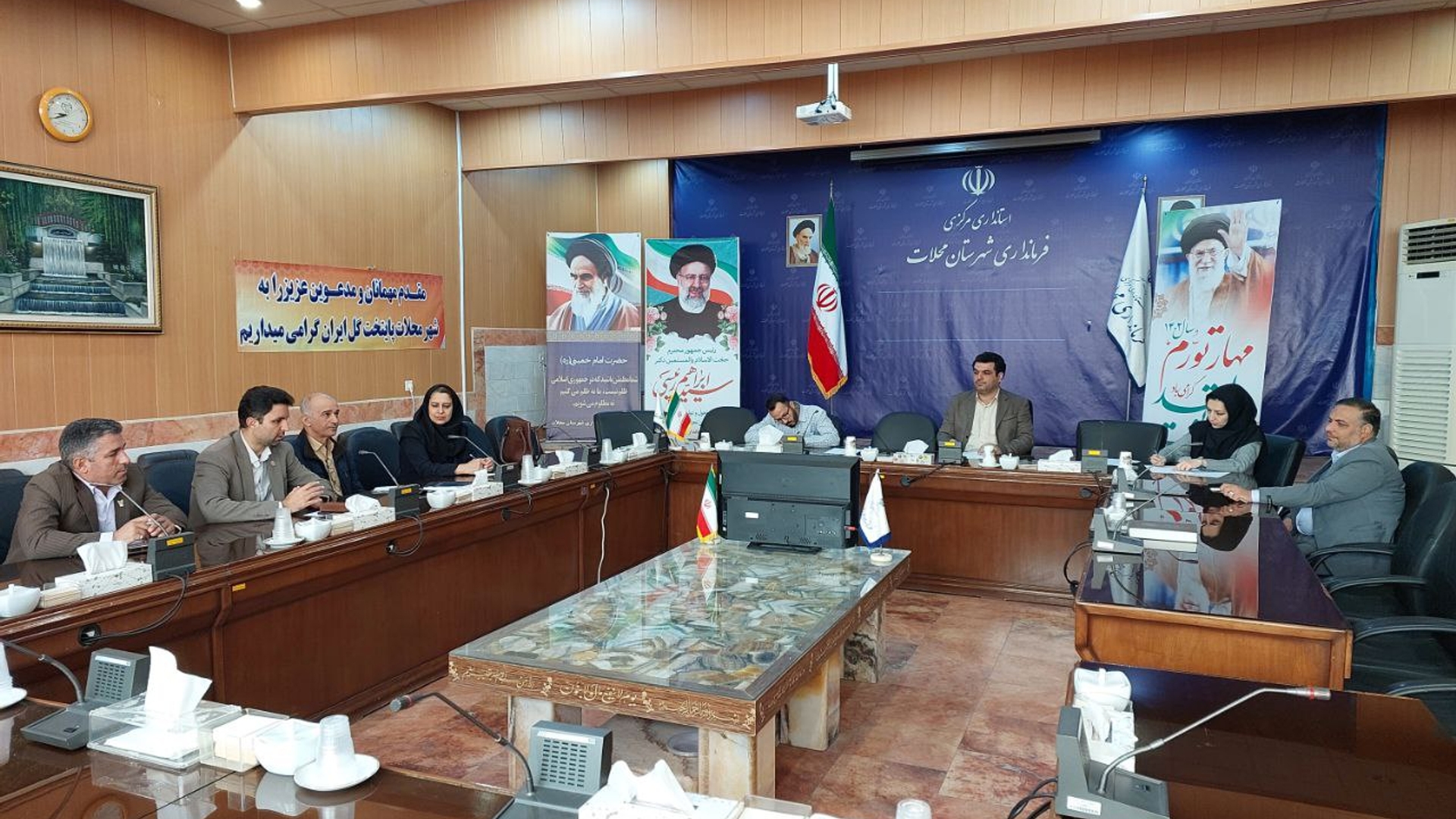 جلسه کمیسیون امور دانشجویی شهرستان محلات  .