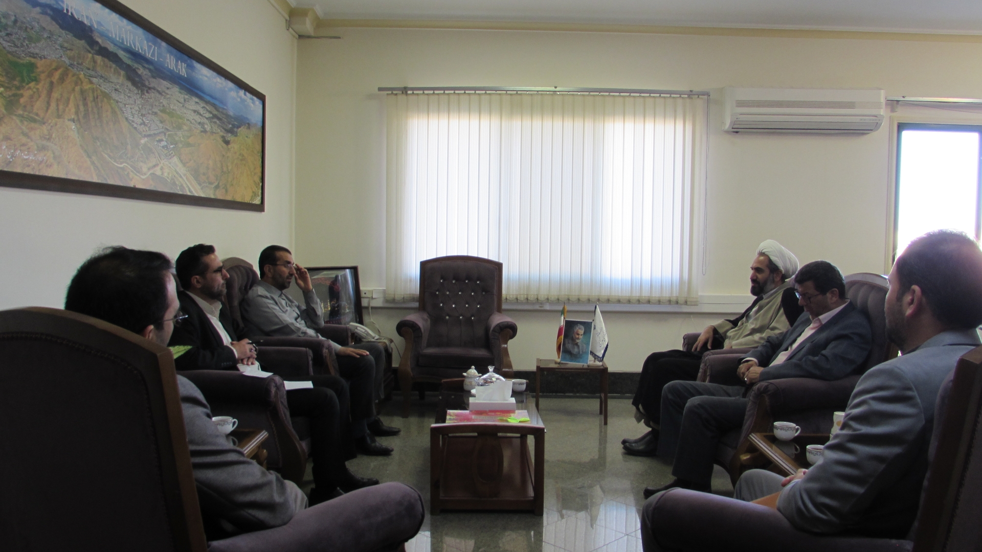 نشست معاون سیاسی و رئیس ستاد انتخابات با رئیس هیات نظارت بر انتخابات استان