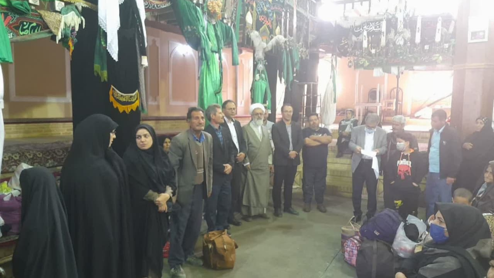 بدرقه زائرین مرقد مطهر امام رضا(ع)