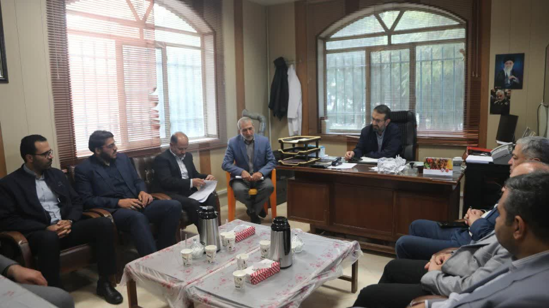 بازدید معاون استاندار و جمعی از مسئولین از کشتارگاه اراک- سلامت غذایی شهروندان اولویت استانداری است