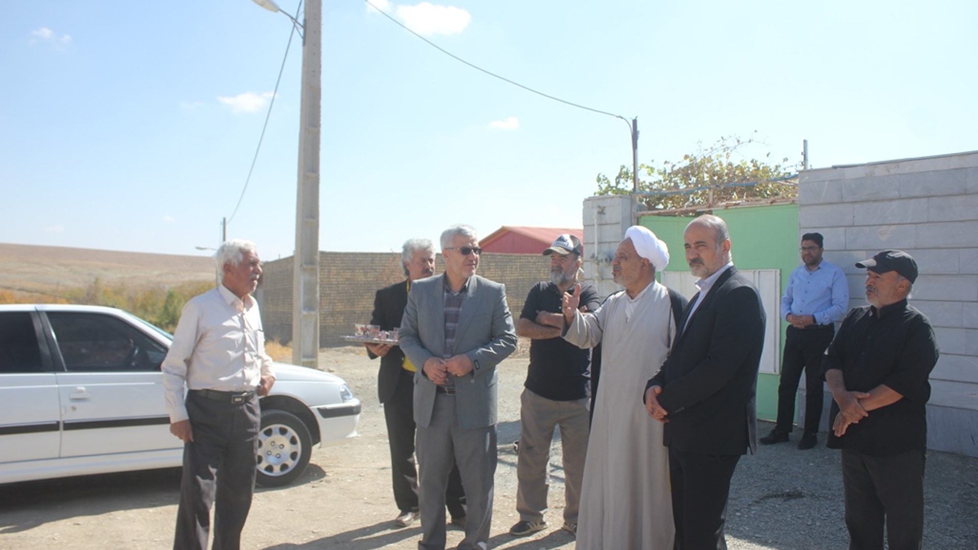 فرماندار از روستای جوباده شهرستان خمین بازدید کرد