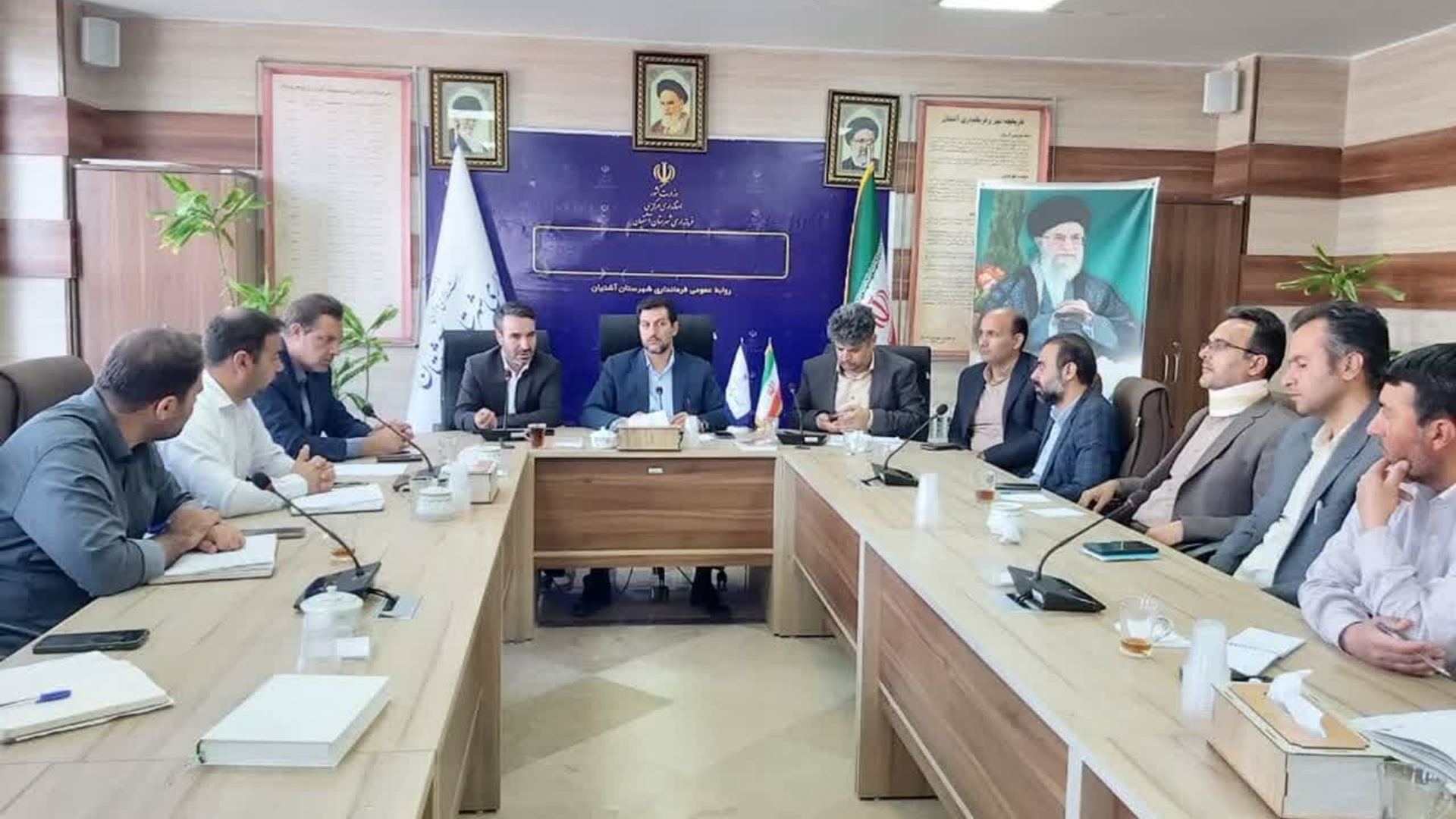 جلسه بررسی زیرساخت های انتخاباتی شهرستان آشتیان