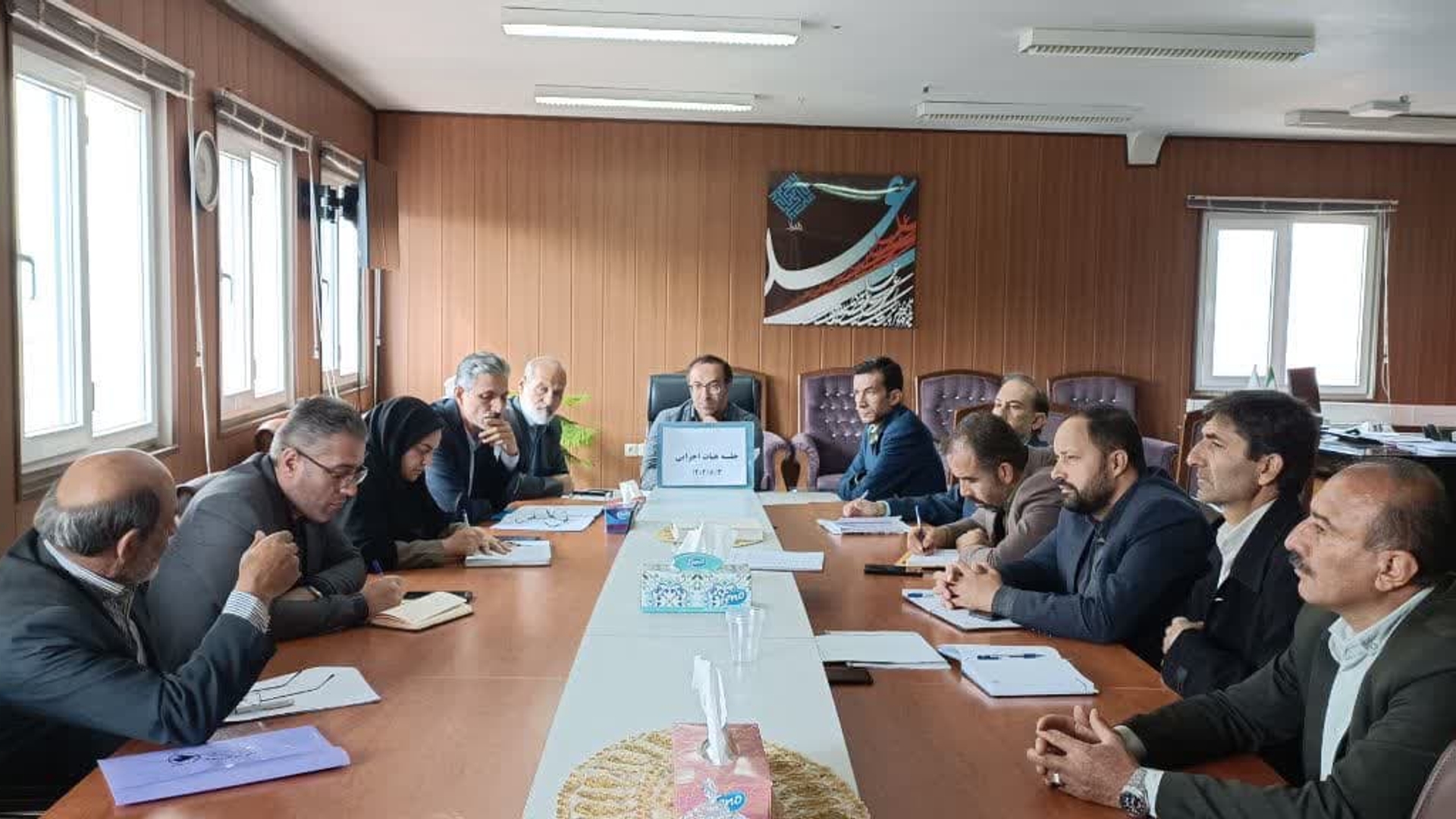 جلسه مشترک هیات اجرایی و هیات نظارت انتخابات شهرستان تفرش