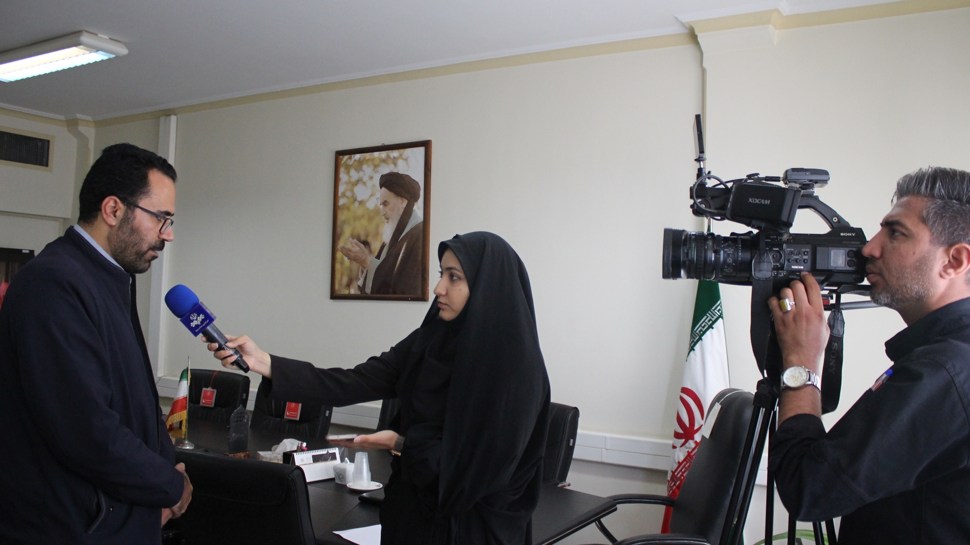 مصاحبه با صدا و سیمای استان.