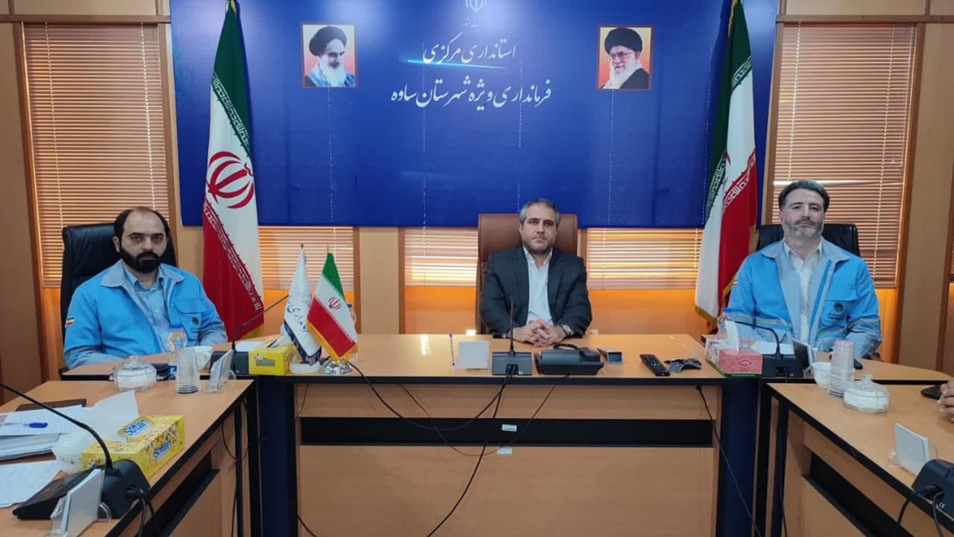 جلسه مشترک ستاد پیشگیری، هماهنگی و فرماندهی عملیات پاسخ به بحران شهرستان‌ها و استان مرکزی