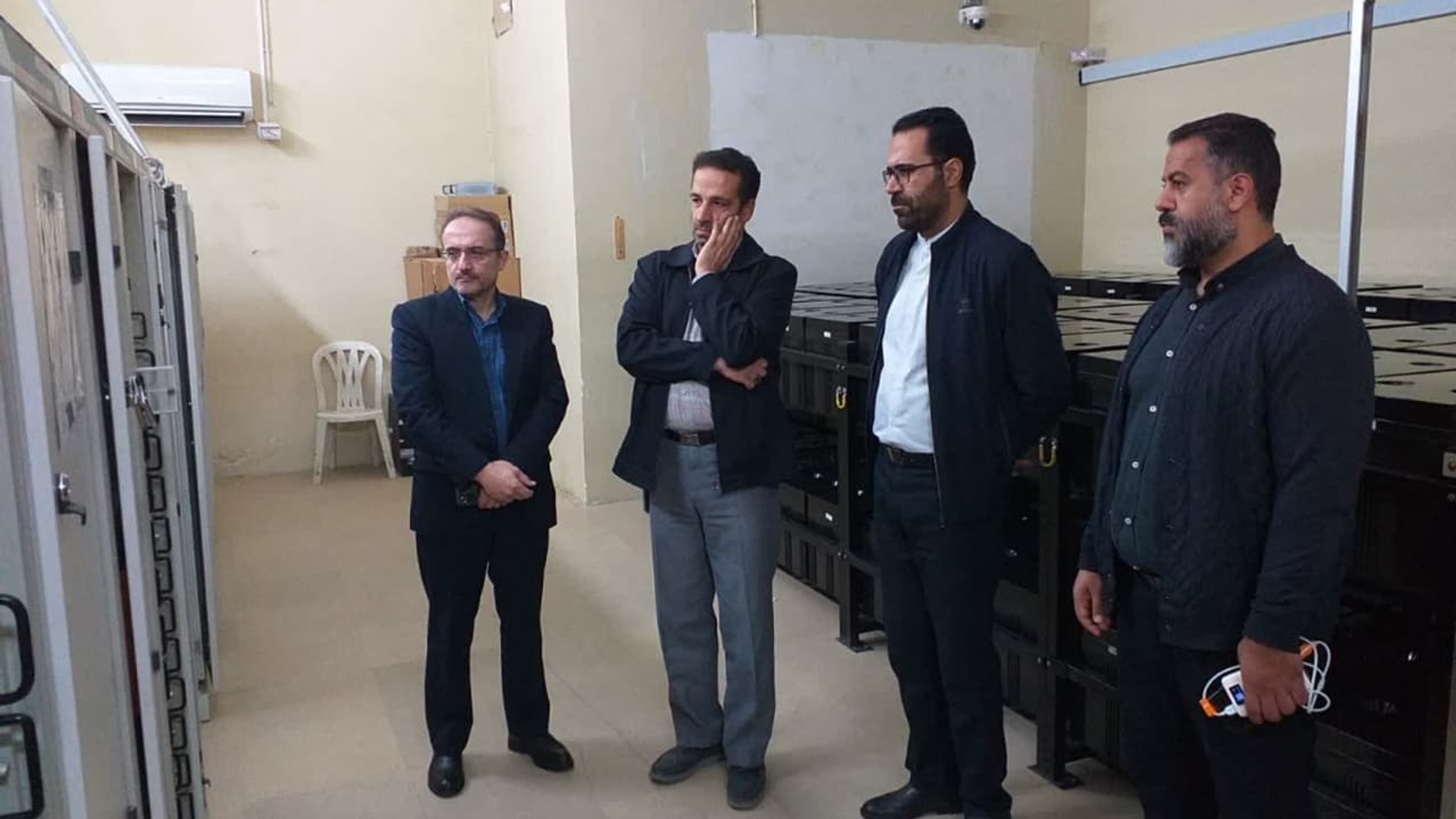 رزمایش قطع برق اداره کل زیرساخت استان.