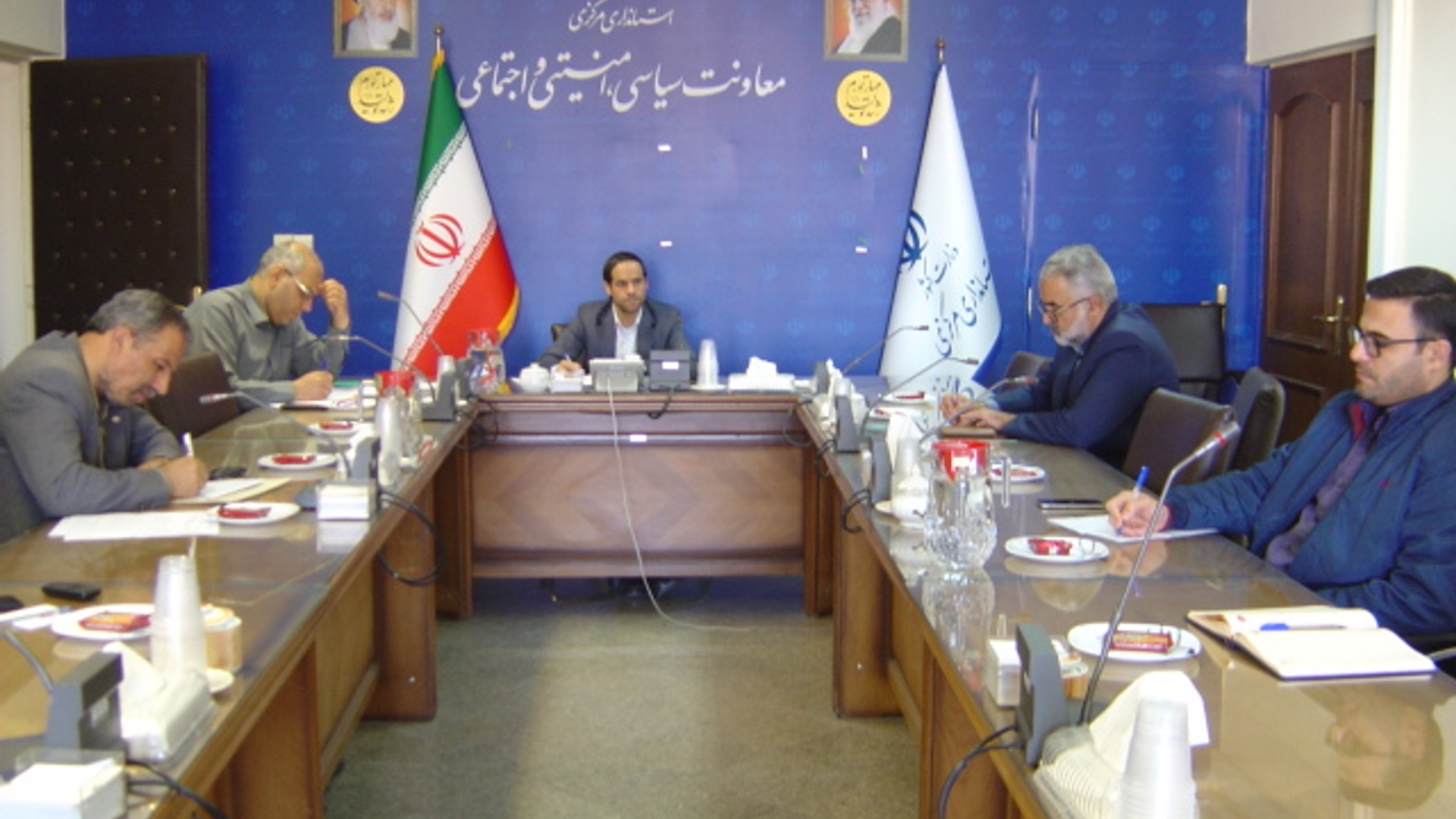 جلسه کمیسیون اماکن و تاسیسیات طبقه بندی شده استان ساعت 8 صبح روز چهارشنبه مورخ 17-8-1402 به ریاست آقای جیریایی معاون مدیر کل امنیتی و انتظامی برگزار گردید.