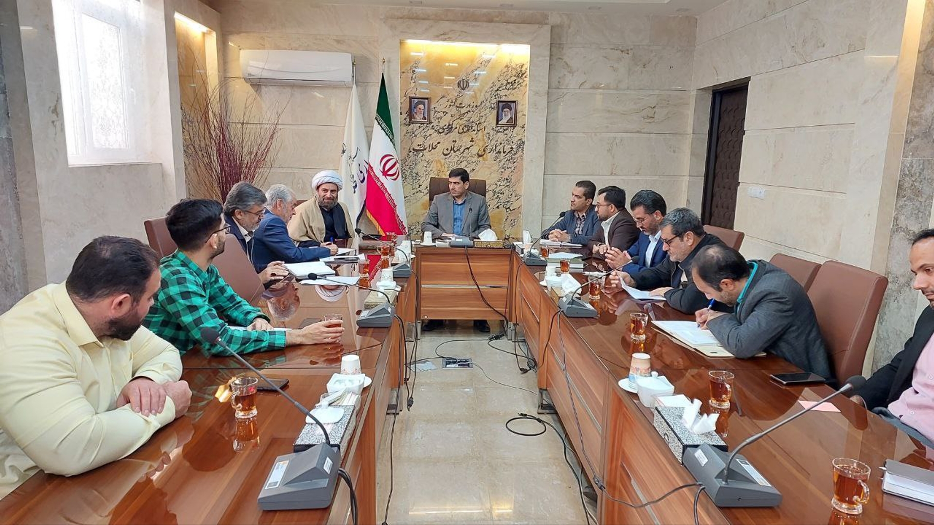 جلسه شورای ترویج فرهنگ ایثار و شهادت  شهرستان محلات