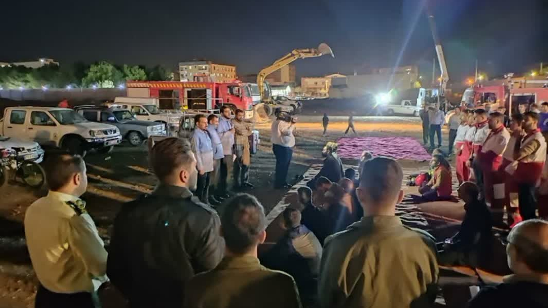 مانور لحظه صفر مدیریت بحران شهرستان زرندیه