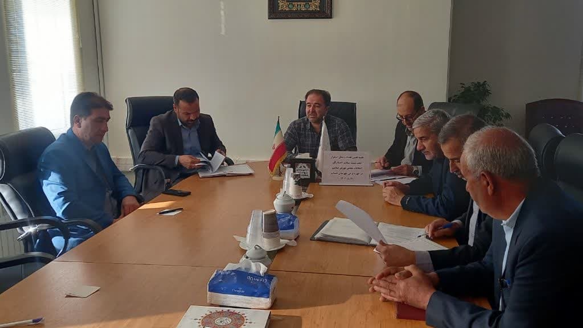 برگزاری جلسه مشترک هیات اجرائی و نظارت انتخابات شهرستان خنداب