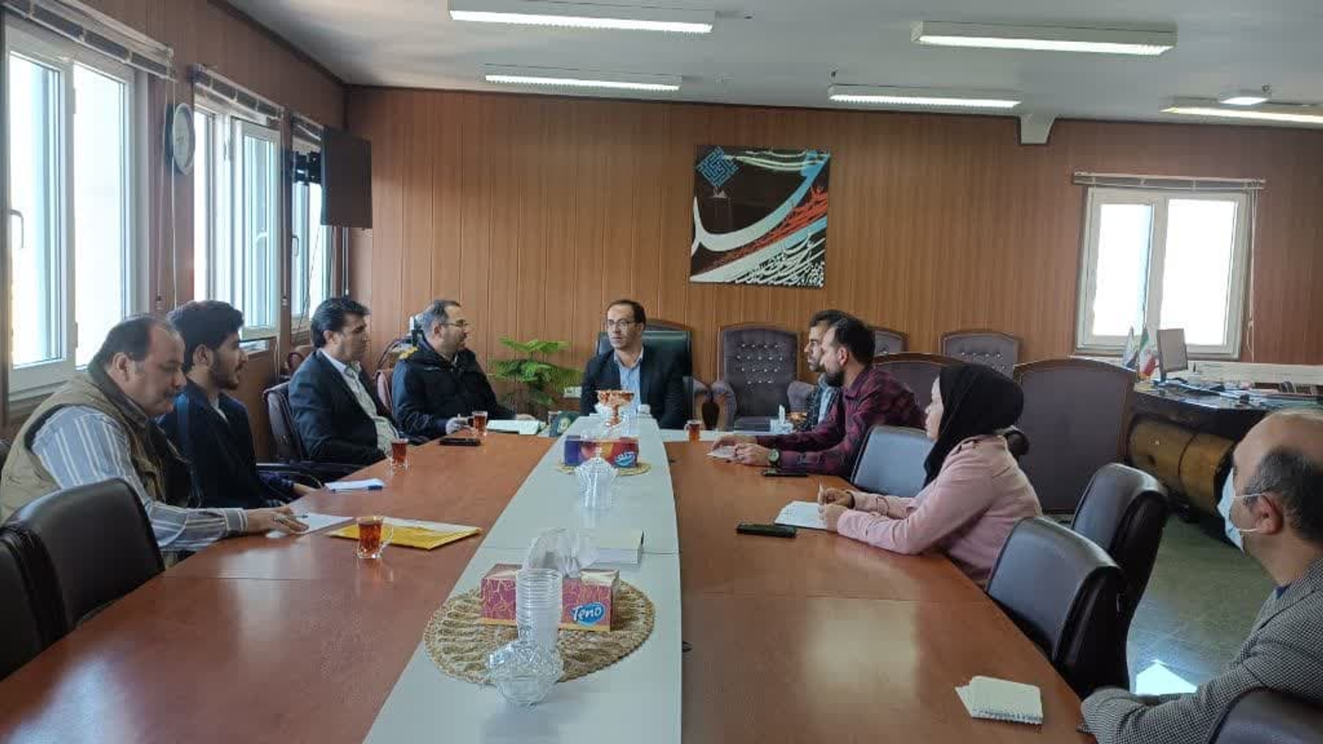 جلسه هماهنگی برگزاری لیگ والیبال بانوان در تفرش