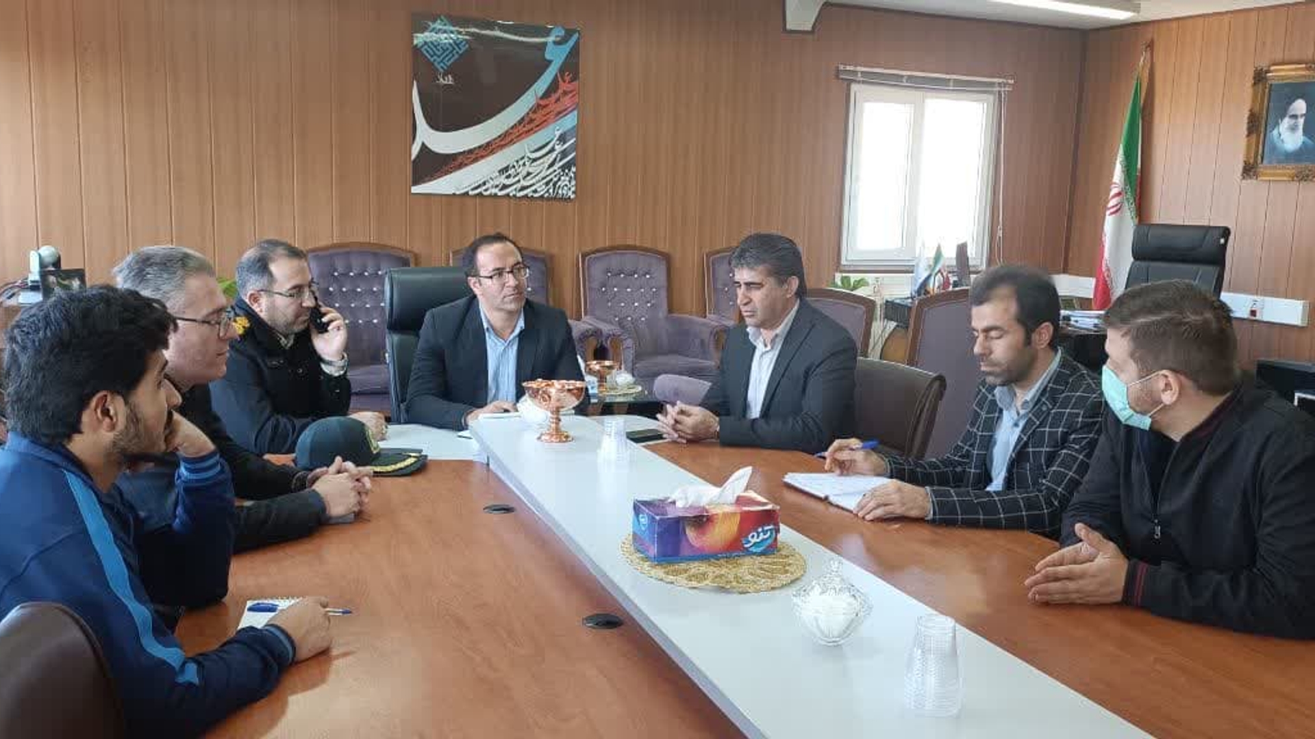 جلسه هماهنگی برگزاری مسابقات اهداف پروازی در تفرش