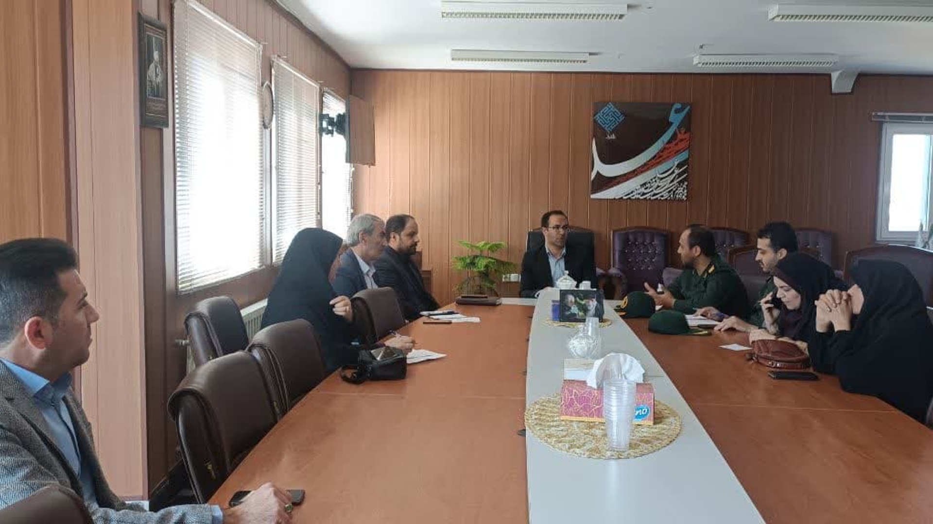 جلسه هماهنگی برگزاری اردوی دانش آموزی راهیان نور برگزار شد.