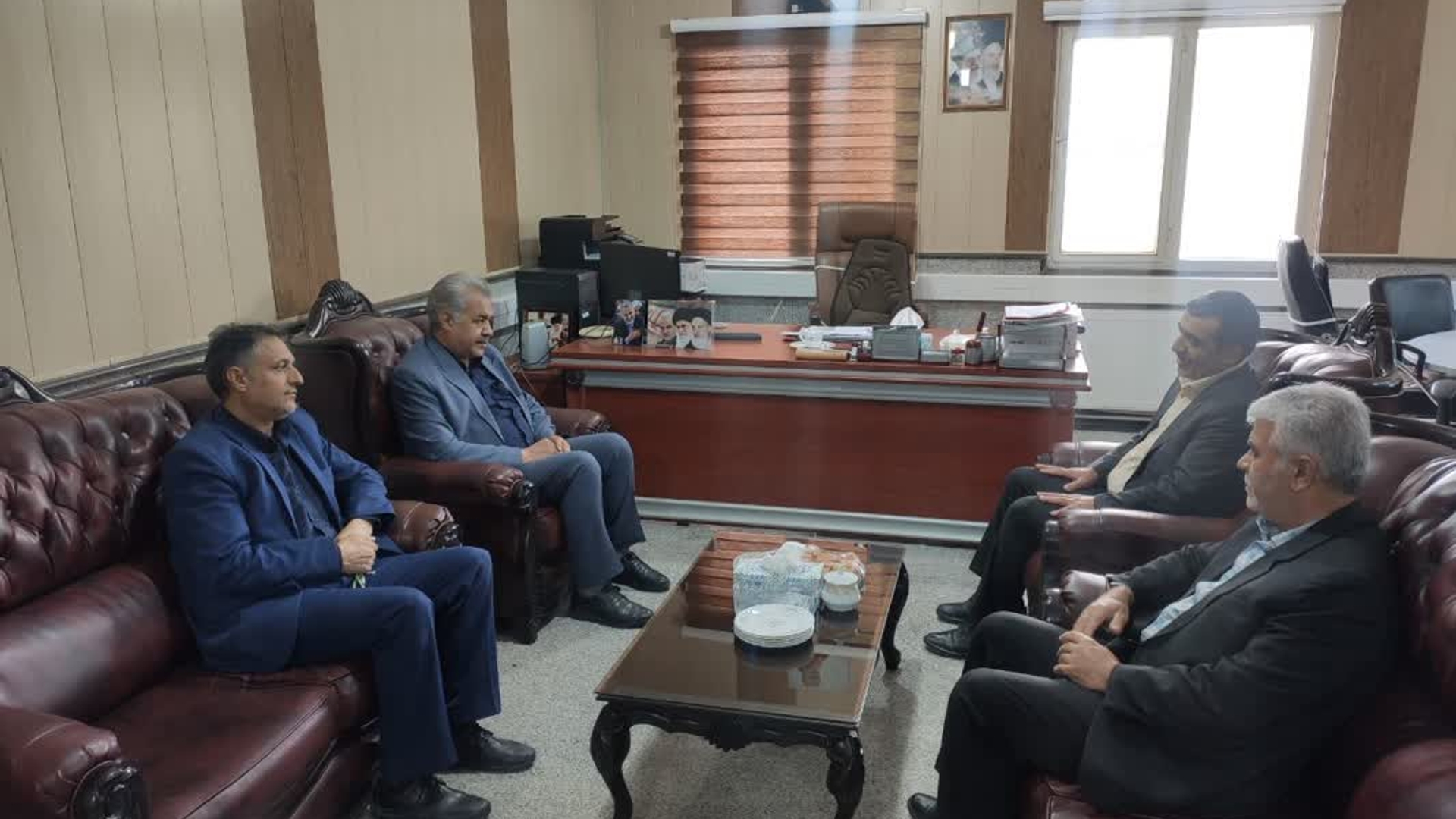 دیدار مدیر کل جهاد کشاورزی استان با فرماندار