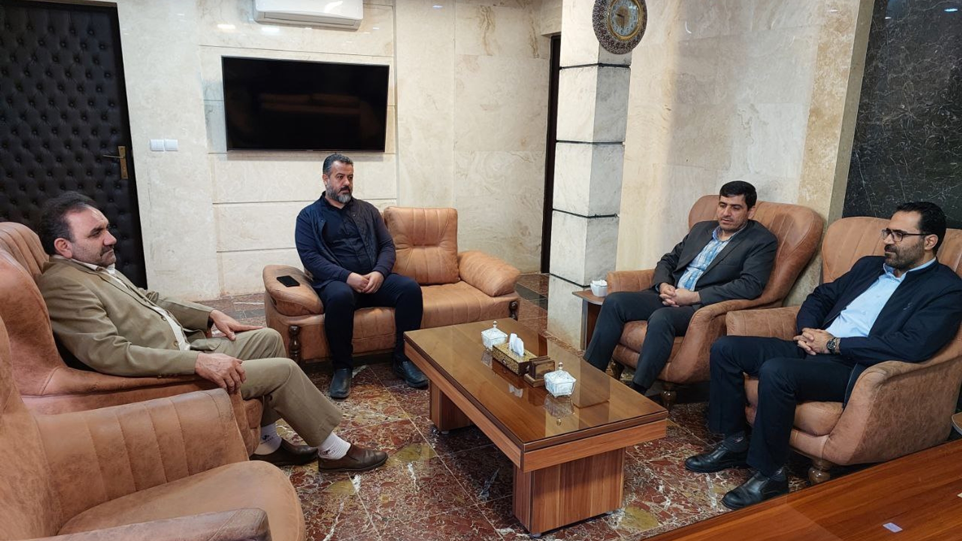 دیدار مدیرکل پدافند غیرعامل استانداری مرکزی با سرپرست فرمانداری شهرستان محلات .