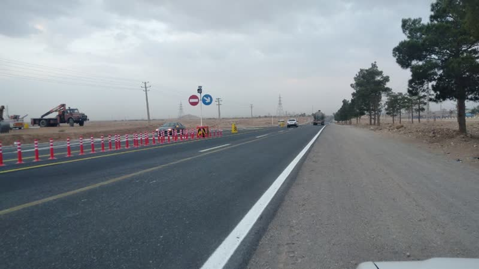 افتتاح بخشی از باند دوم مسیر مأمونیه تا زاویه