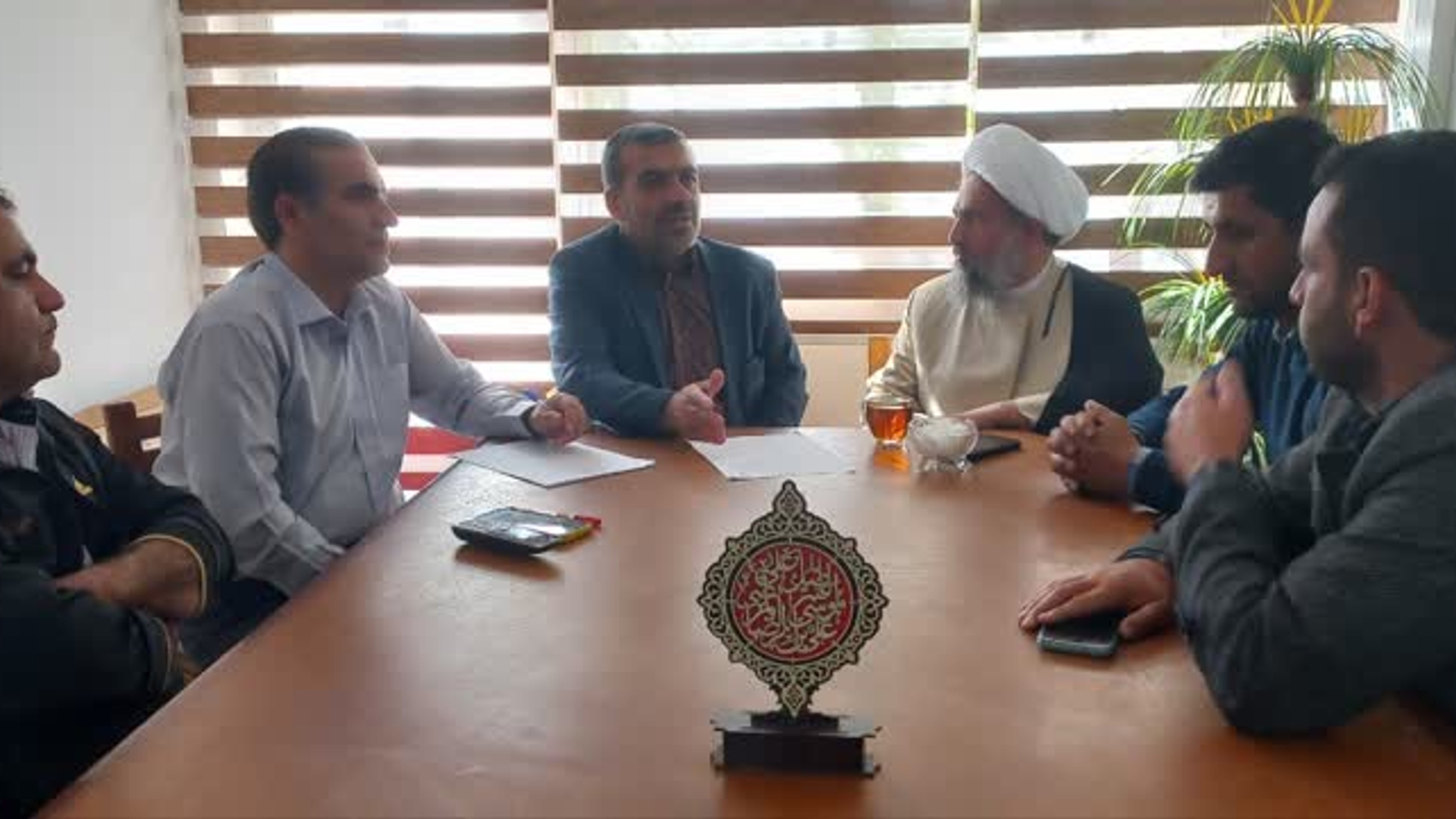 جلسه پیگیری مشکلات روستای موسی آباد بخش زاویه