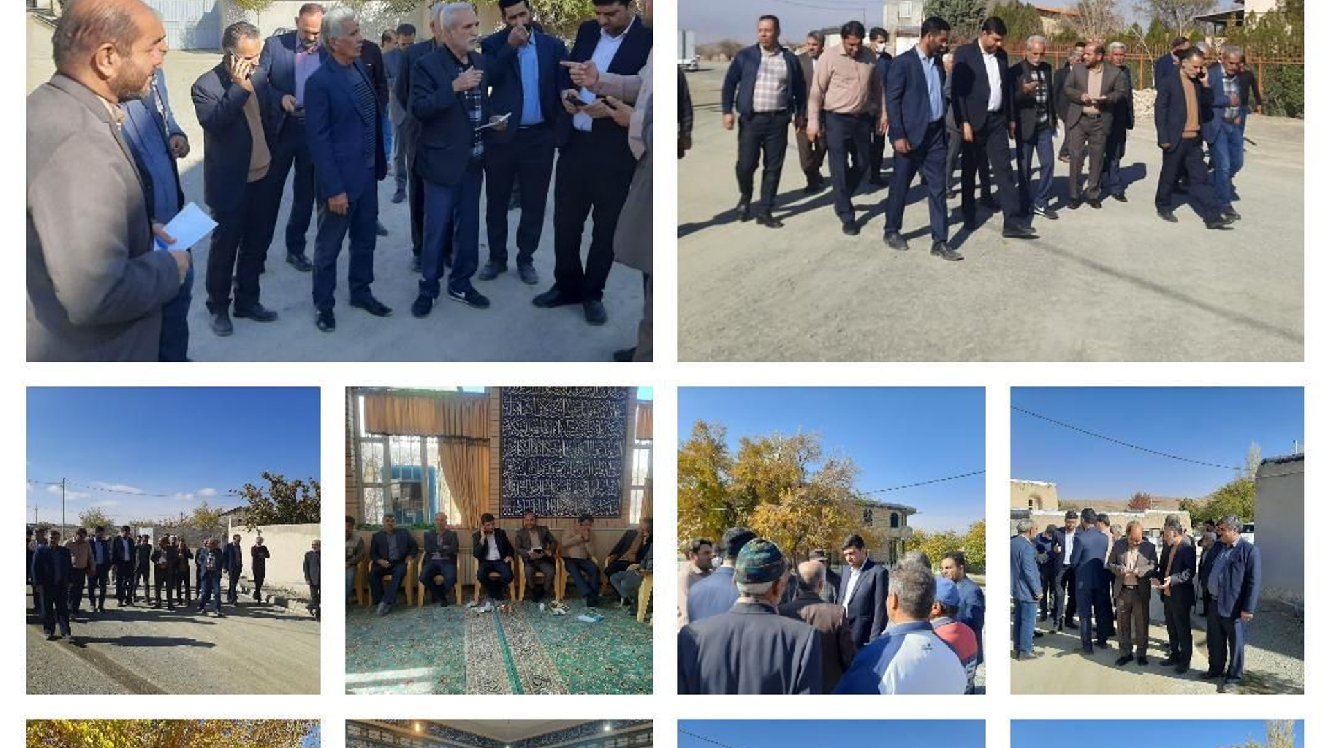 بازدید میدانی فرماندار شهرستان اراک از روستاهای محور خمین