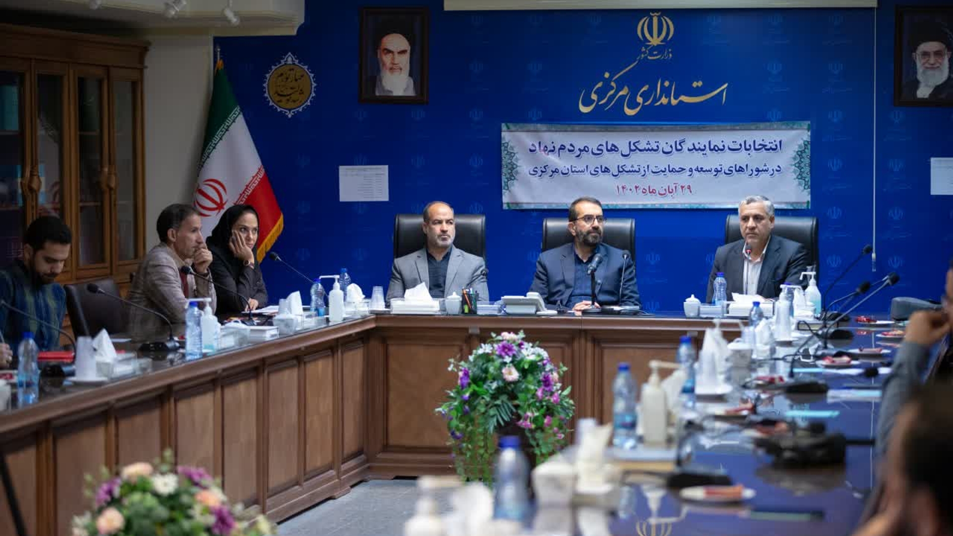 آیین دومین دوره انتخابات نمایندگان تشکل های مردم درشورای استانی توسعه و حمایت از تشکل های استان مرکزی برگزار شد