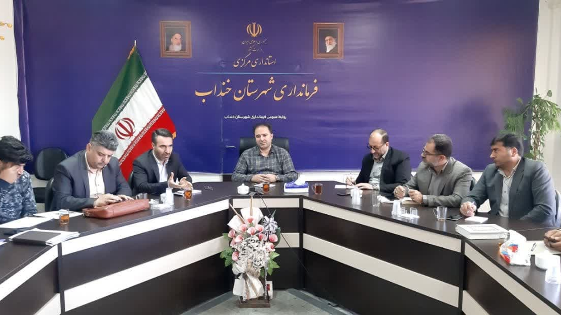 جلسه بررسی زیرساخت های انتخاباتی شهرستان خنداب