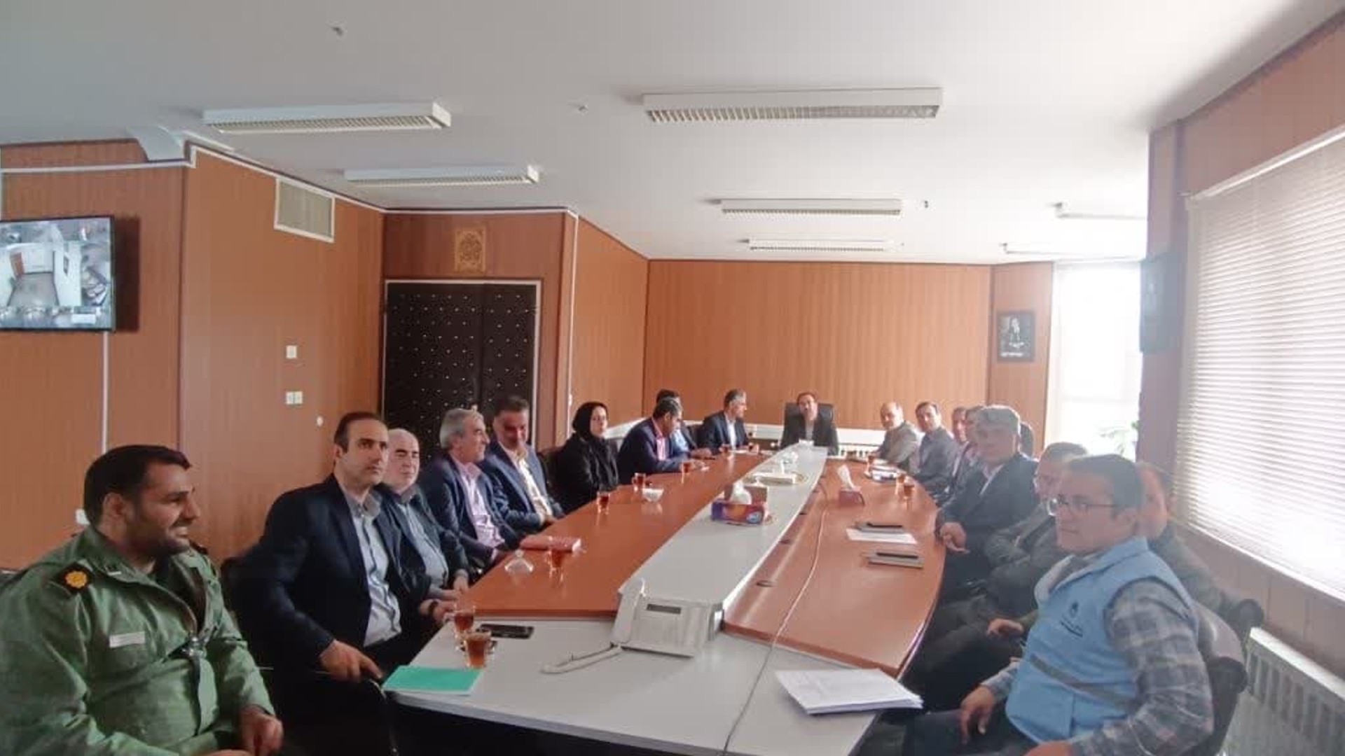 جلسه مدیریت بحران شهرستان برگزار گردید.