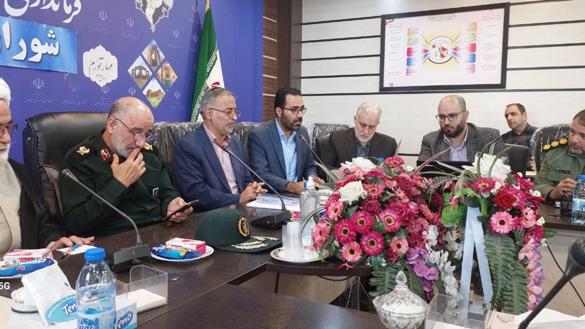 شرکت در جلسه شورای اداری شهرستان دلیجان