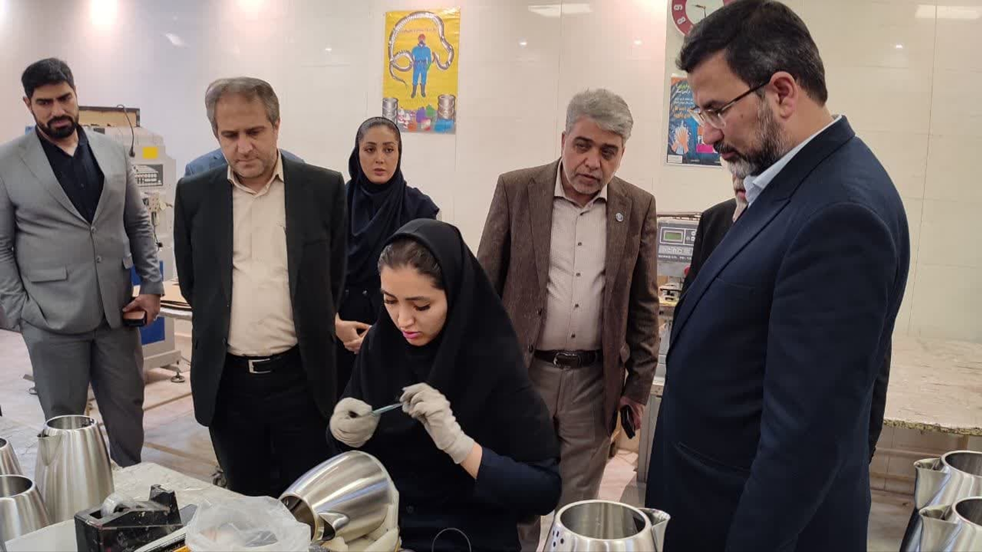 حضور معاون وزیر صنعت، معدن و تجارت در شهر صنعتی کاوه