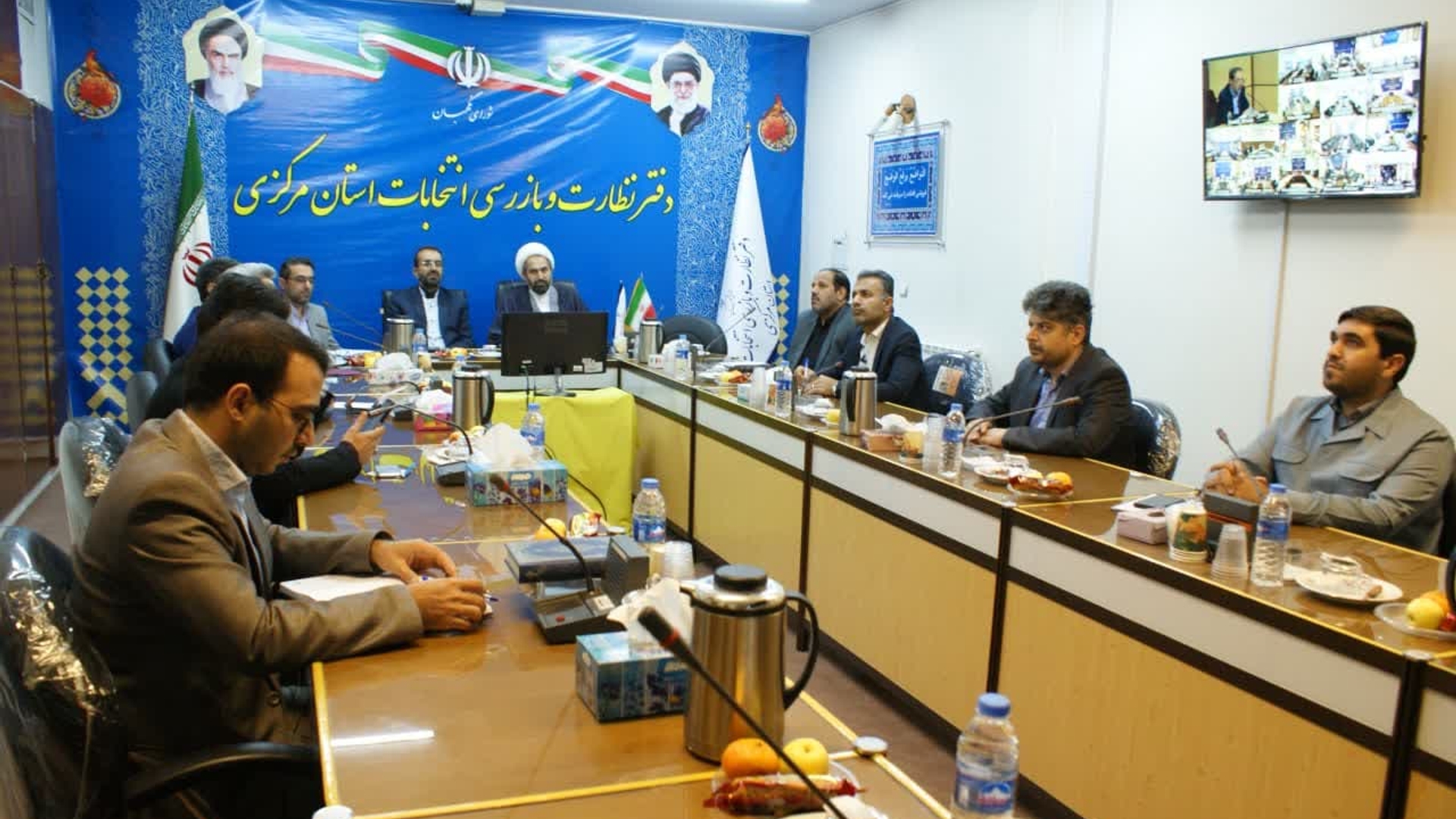 شرکت دبیر هیات بازرسی انتخابات استان در جلسه وبیناری 1402-8-8 شورای نگهبان