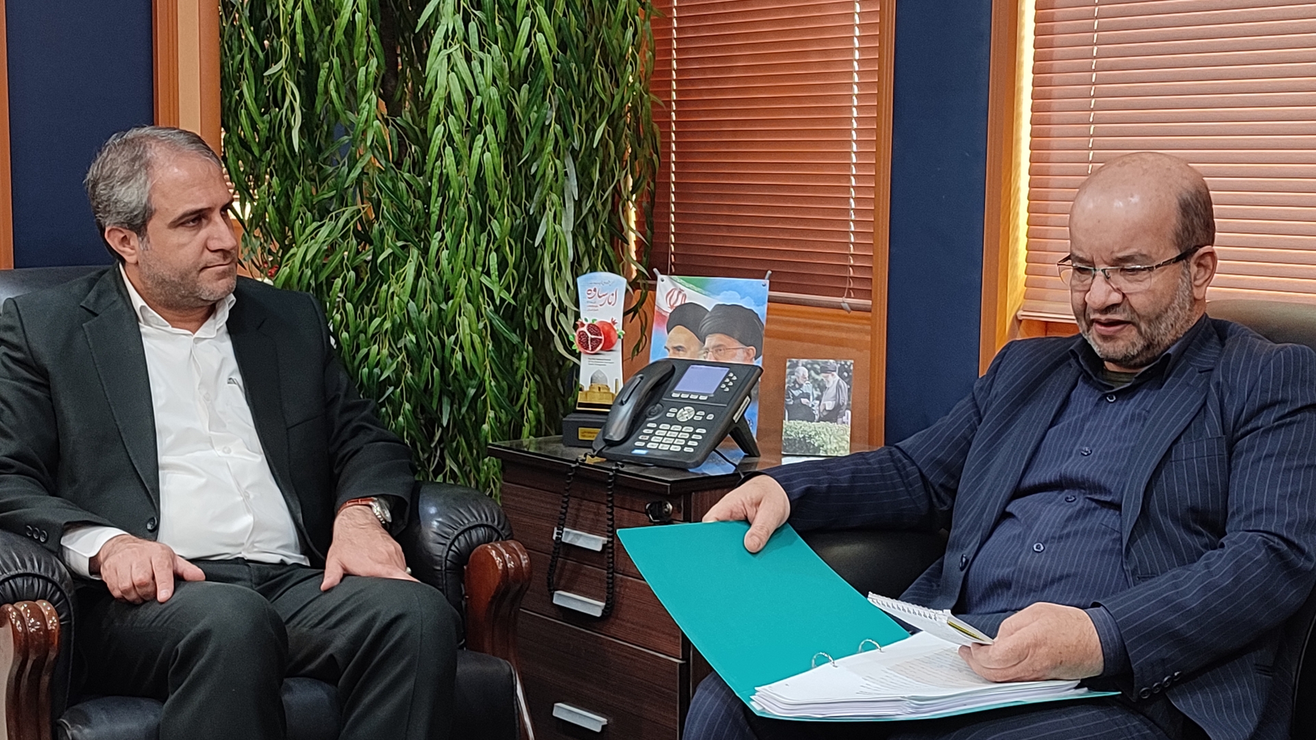 دیدار و جلسه هیات بازرسی انتخابات استان با فرماندار و هیات شهرستان ساوه