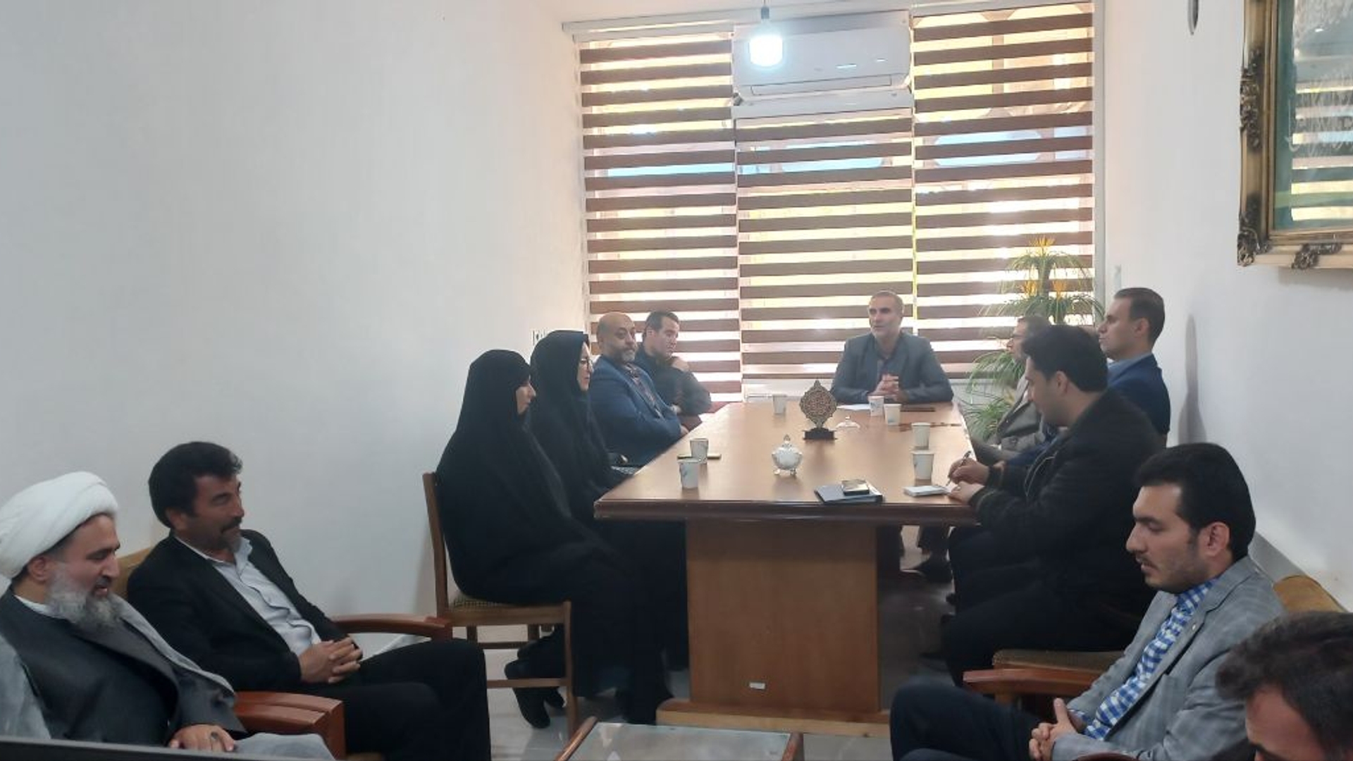 برگزاری جلسه شورای اداری بخش زاویه