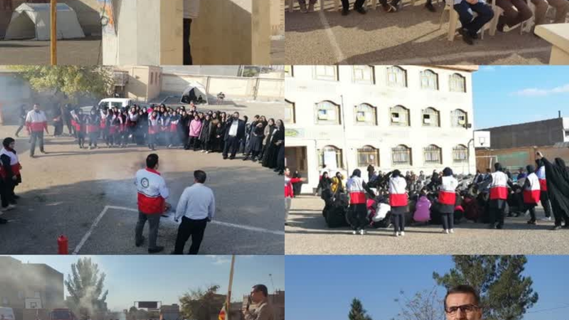 اجرای مانورسراسری زلزله همراه با آموزش پیشگیری از بلاهای طبیعی در سطح مدارس شهرستان زرندیه