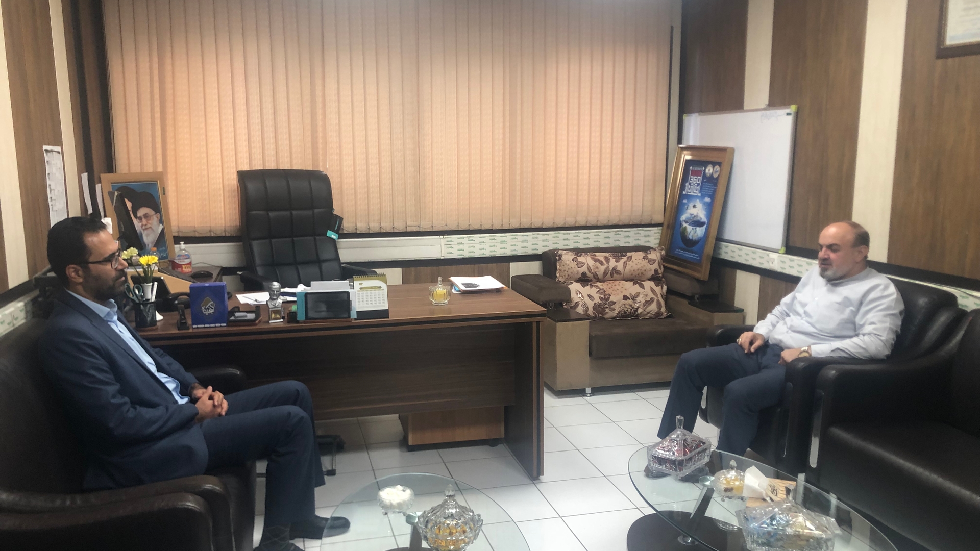 نشست  معاون بسیج و امور استان های سازمان پدافند غیرعامل کشور با مدیرکل پدافند غیرعامل استان مرکزی.