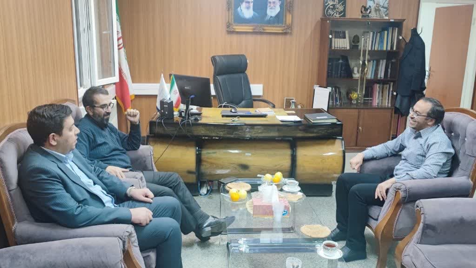 دیدار نظری معاون سیاسی، امنیتی و اجتماعی با اتابکی فرماندار شهرستان تفرش